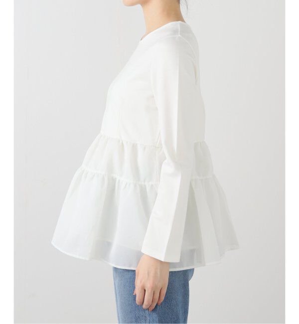  「【洗える】ティアードカットソープルオーバー」|Tシャツ・カットソー|