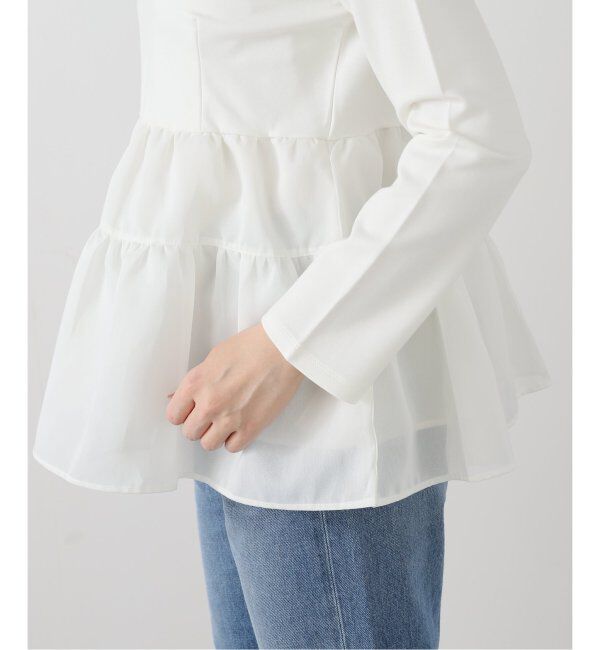  「【洗える】ティアードカットソープルオーバー」|Tシャツ・カットソー|