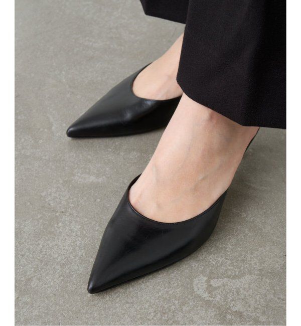 GRISE「《追加》GRISE4.5cmレザーポインテッドミュール」|パンプス|