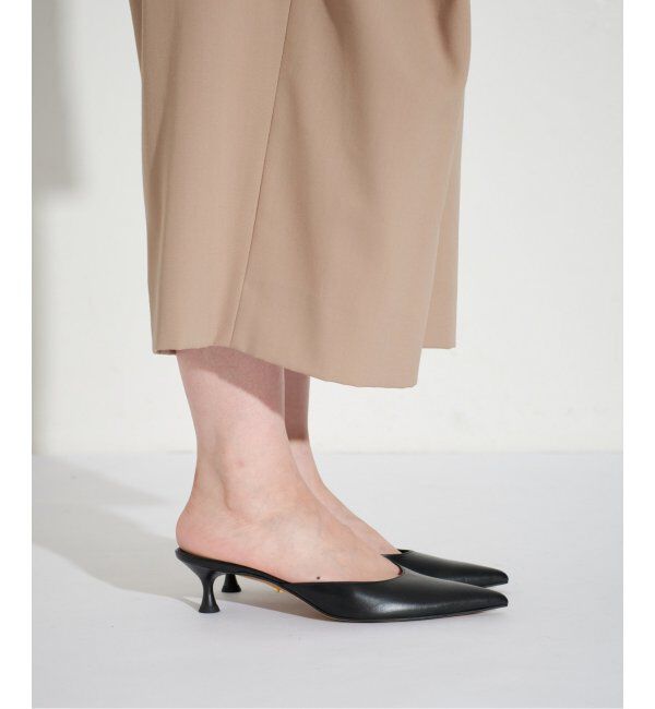 GRISE「《追加》GRISE4.5cmレザーポインテッドミュール」|パンプス|