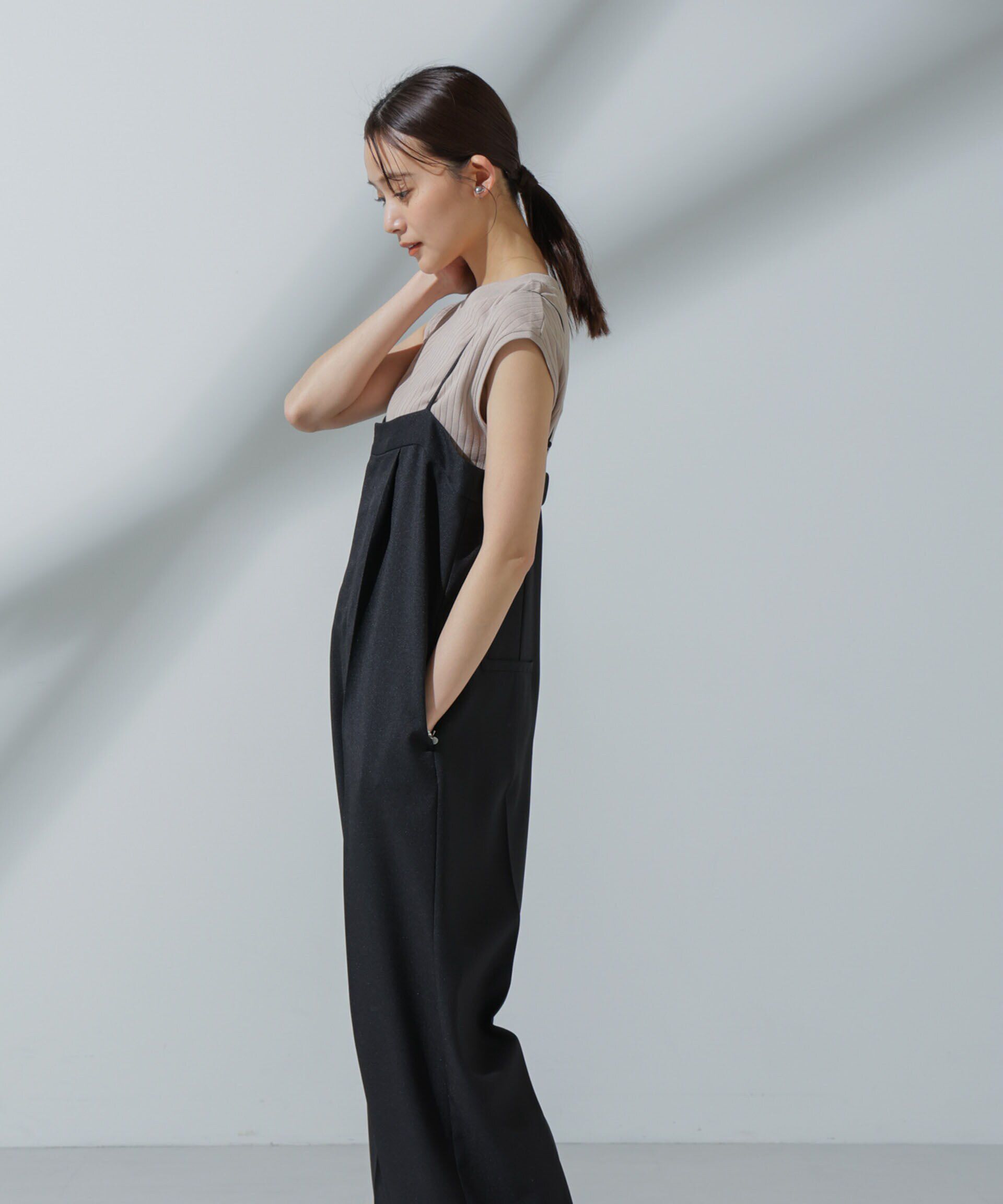 nano･universe「Anti Soaked(R) 汗染み防止 リブノースリーブTシャツ」|Tシャツ・カットソー|