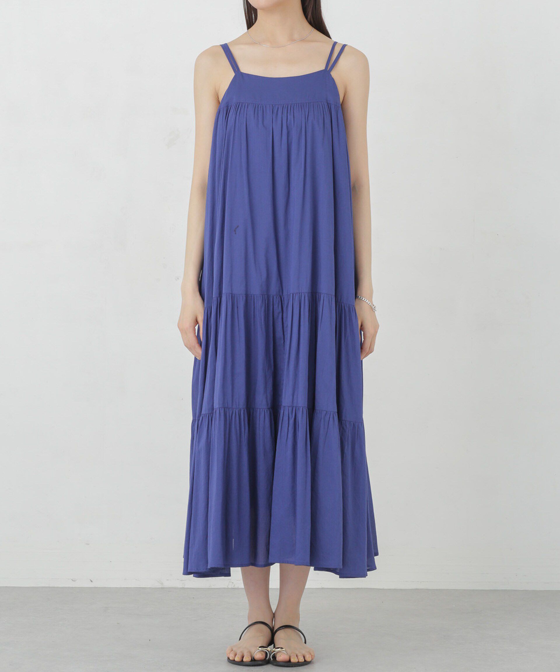 nano･universe「インド ティアードキャミワンピース」|ワンピース|