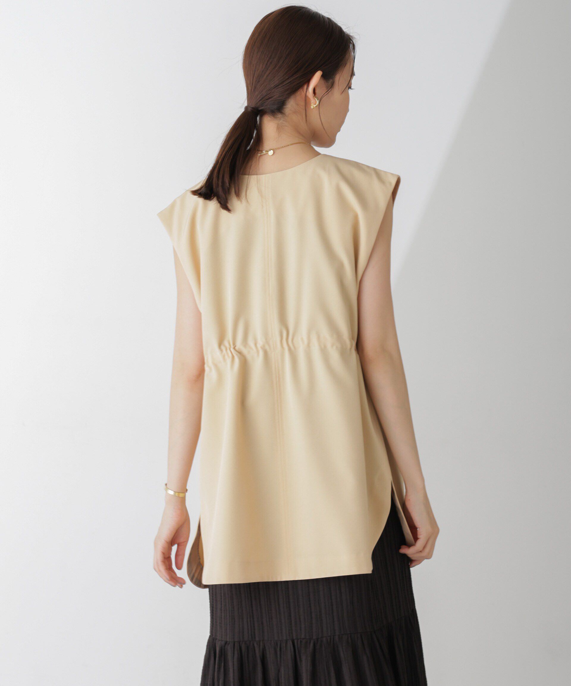 nano･universe「前後2Wayジレブラウス(セットアップ可)」|シャツ・ブラウス|