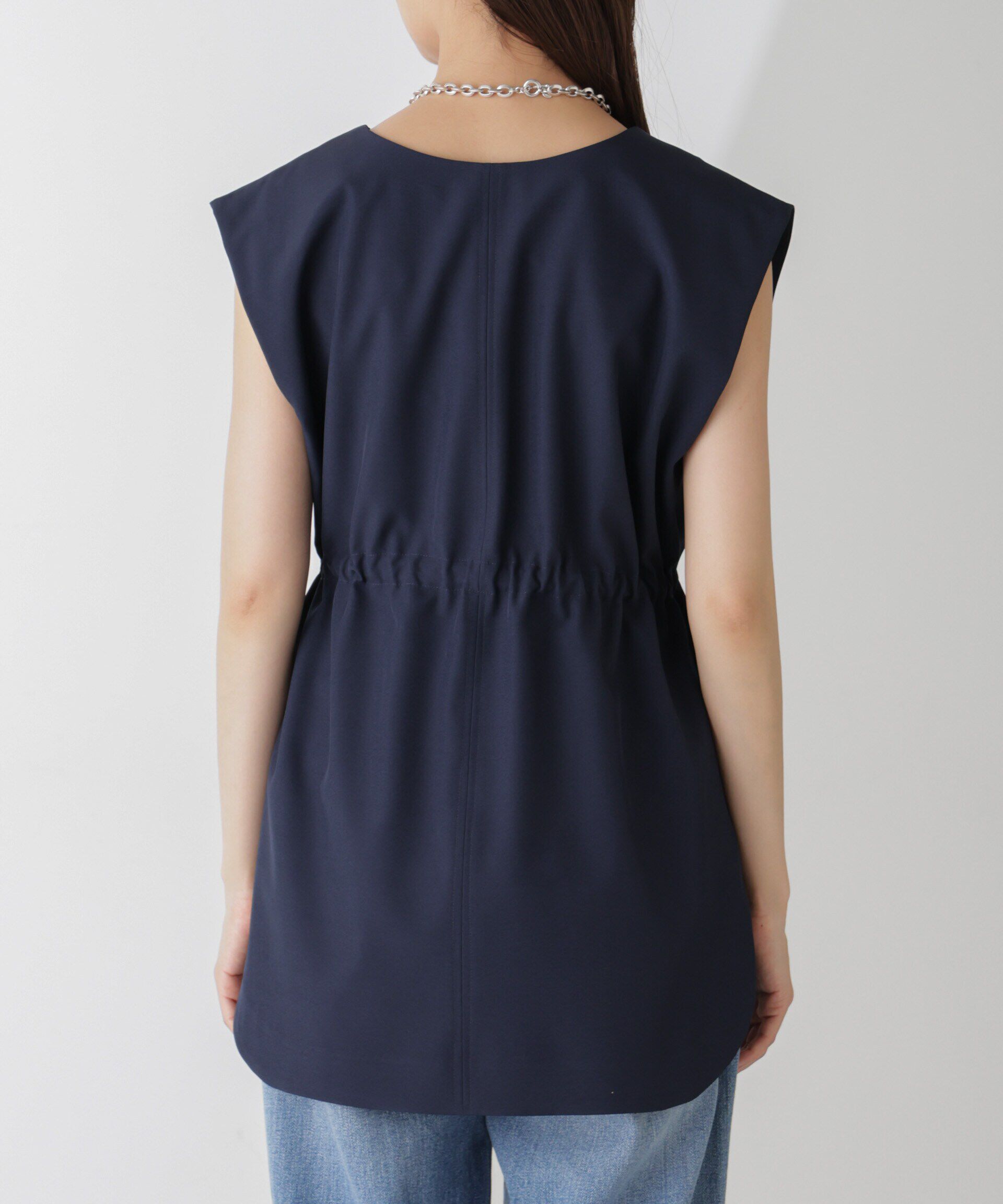 nano･universe「前後2Wayジレブラウス(セットアップ可)」|シャツ・ブラウス|