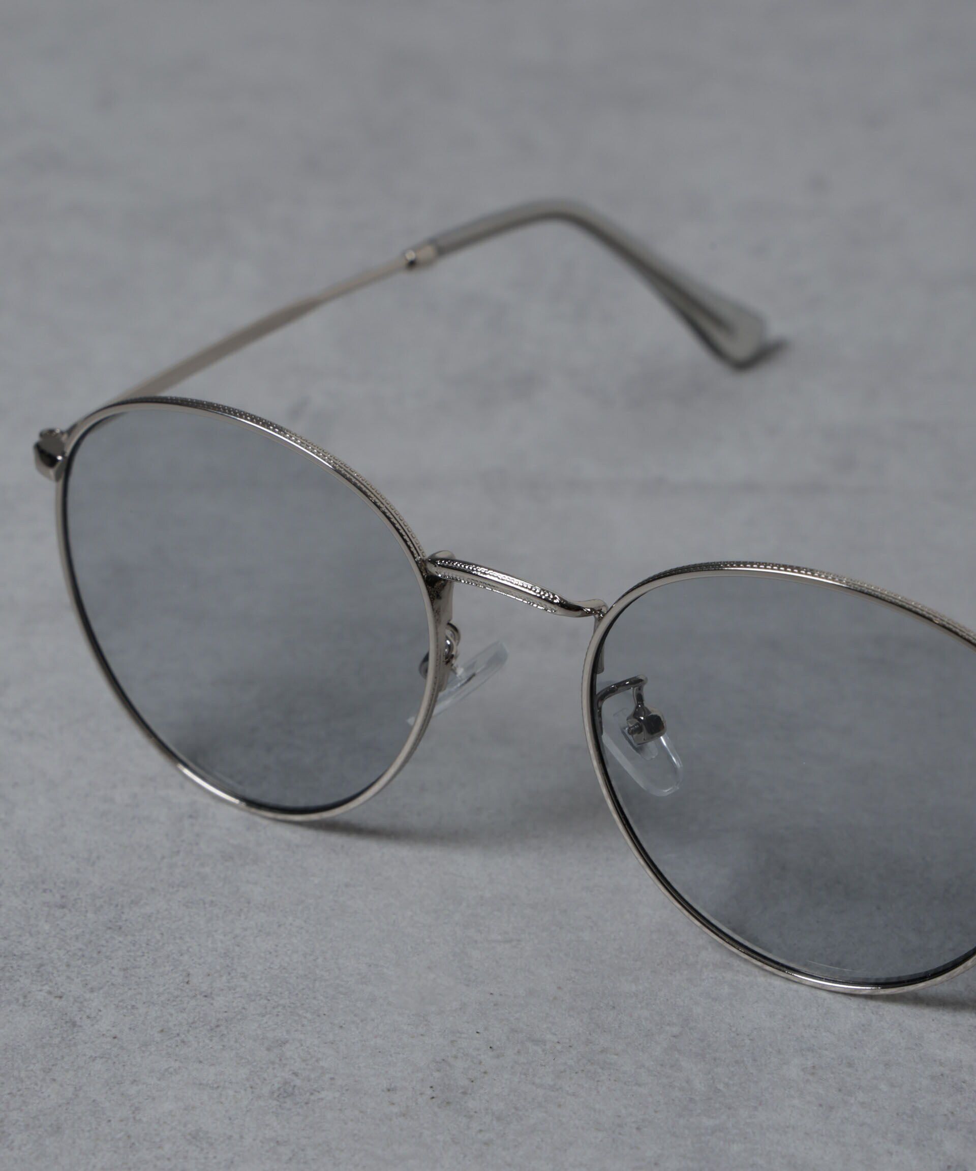 nano･universe「ボストン型メタルサングラス」|メガネ|