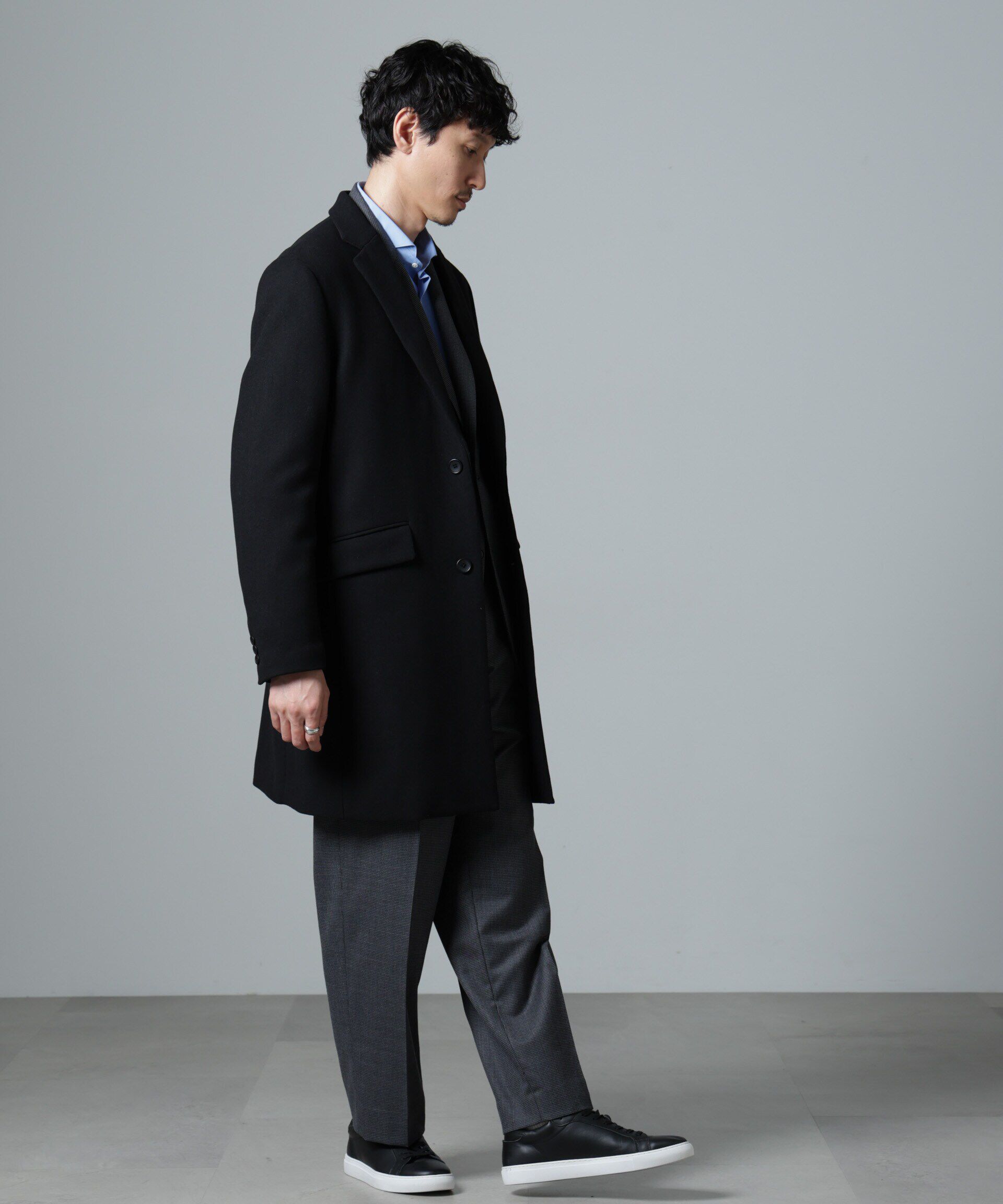 nano･universe「ウールブレンドメルトンチェスターコート」|その他|