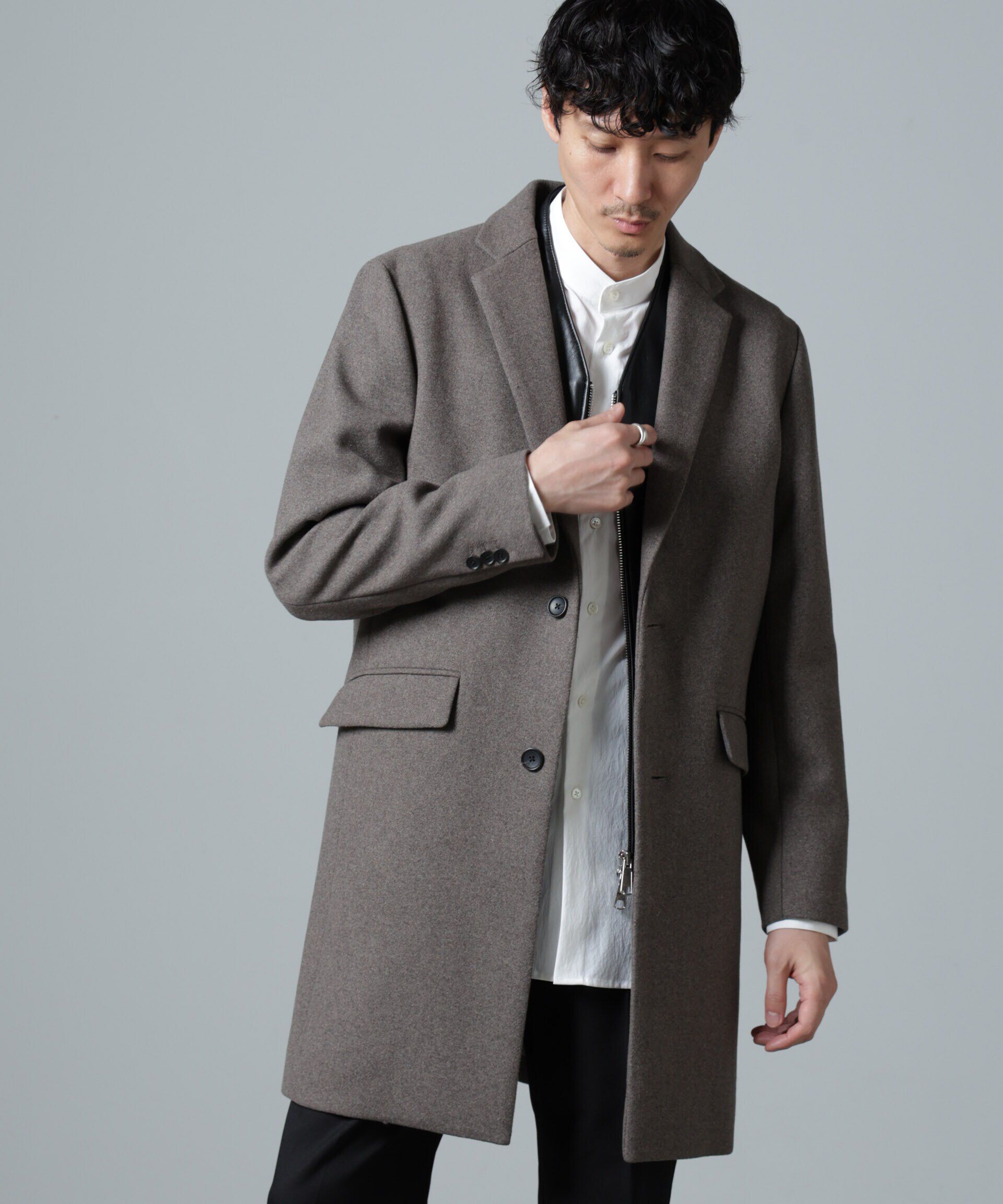 nano･universe「ウールブレンドメルトンチェスターコート」|その他|
