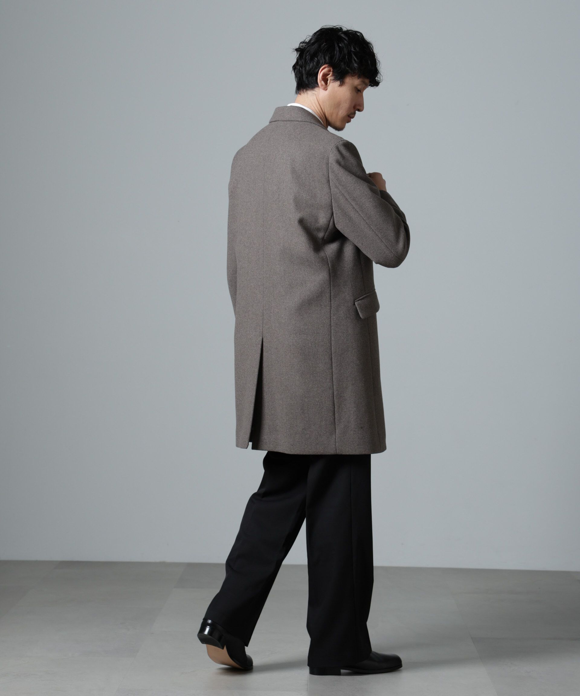 nano･universe「ウールブレンドメルトンチェスターコート」|その他|