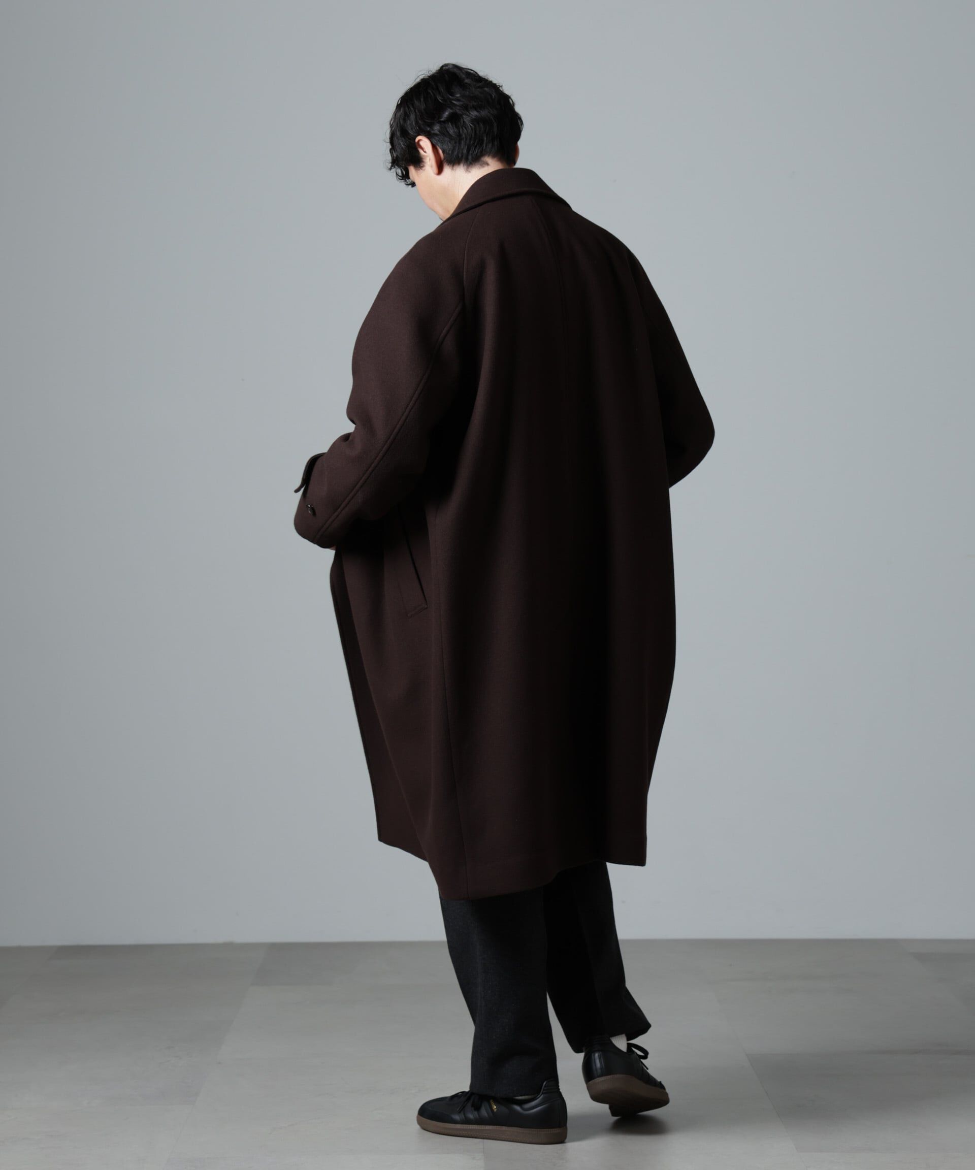 nano･universe「ウールカシミヤ二重織りメルトンダブルブレスコート」|その他|