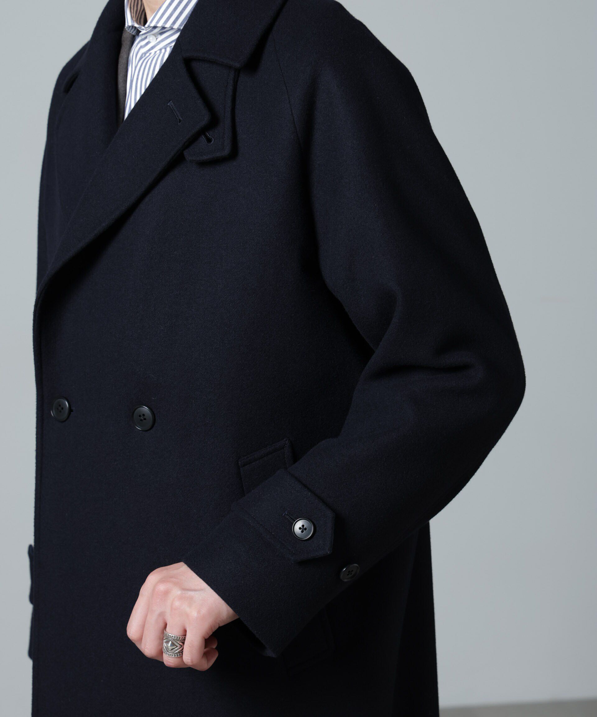 nano･universe「ウールカシミヤ二重織りメルトンダブルブレスコート」|その他|