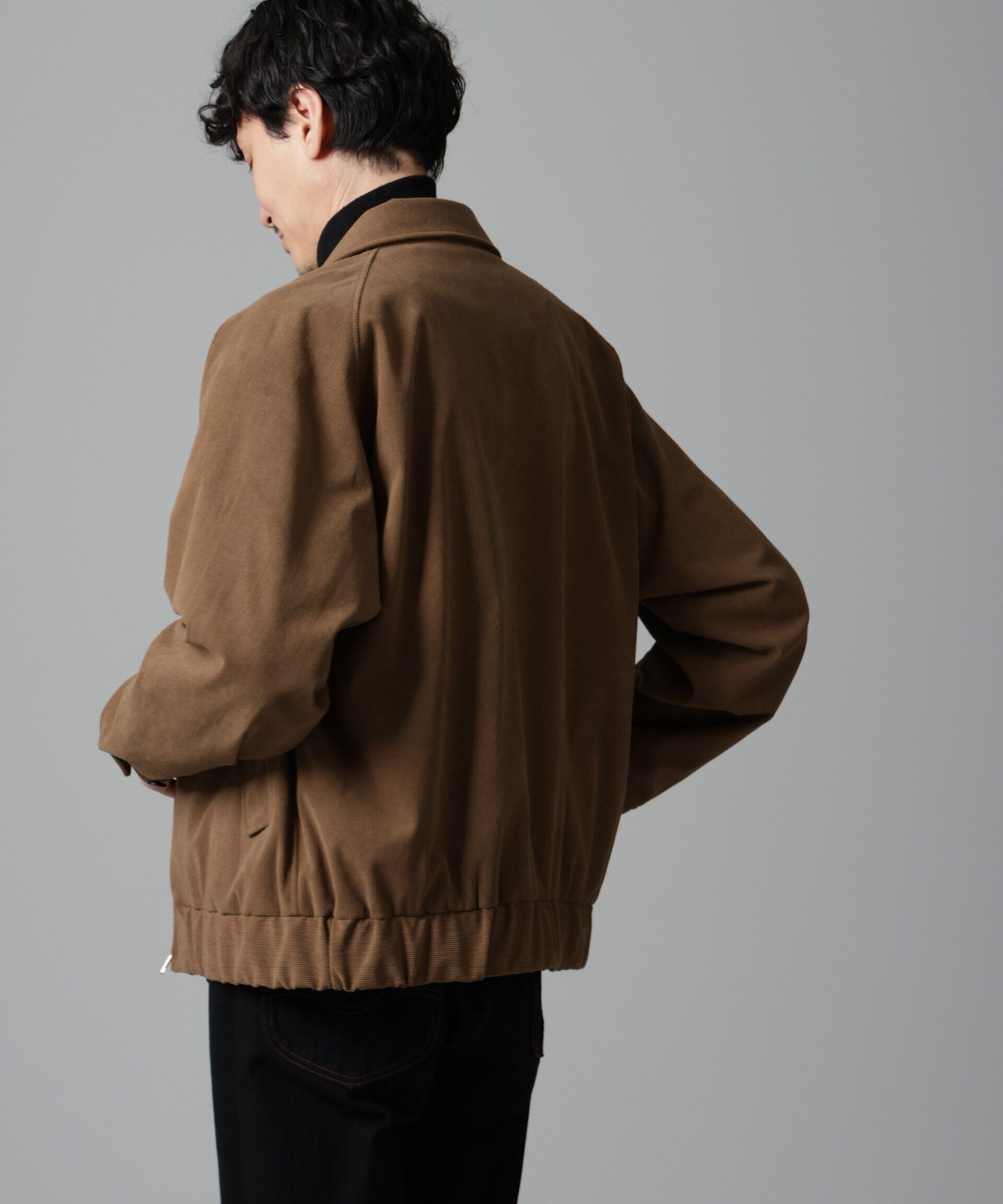 nano･universe「TECUNE テックコーデュロイブルゾン(セットアップ可)」|ブルゾン・スタジャン|