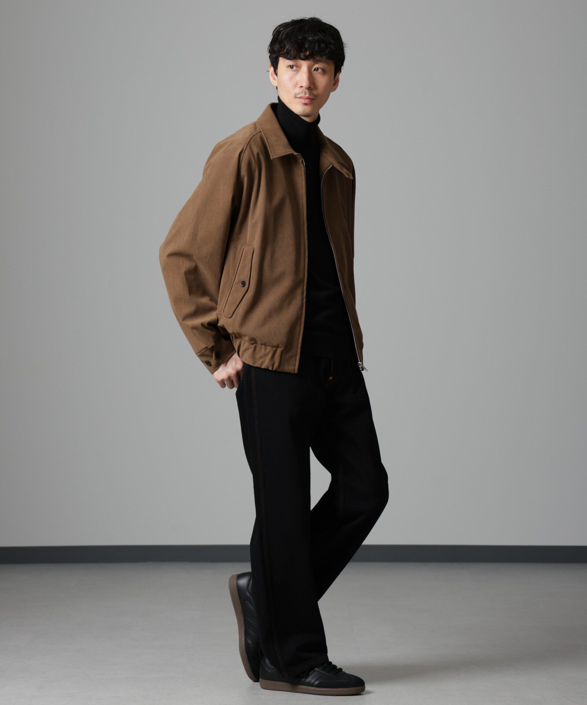 nano･universe「TECUNE テックコーデュロイブルゾン(セットアップ可)」|ブルゾン・スタジャン|