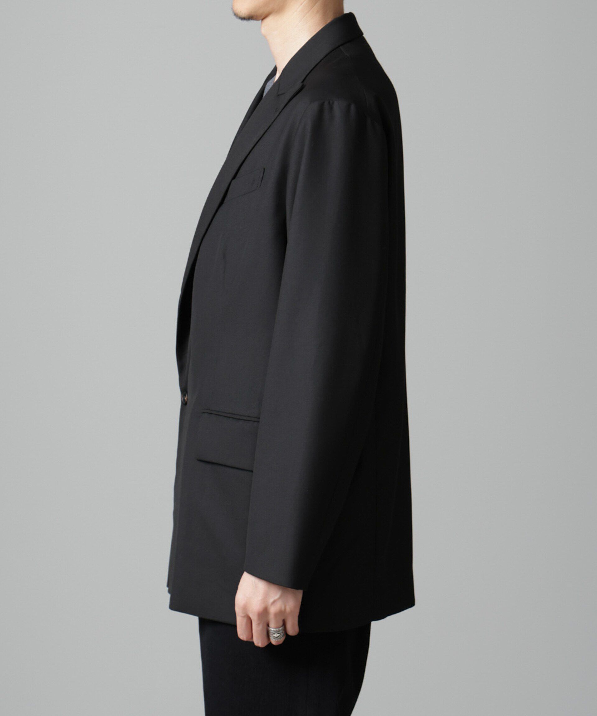 nano･universe「ヴィンテージライク ピークドラペルダブルジャケット」|テーラードジャケット|