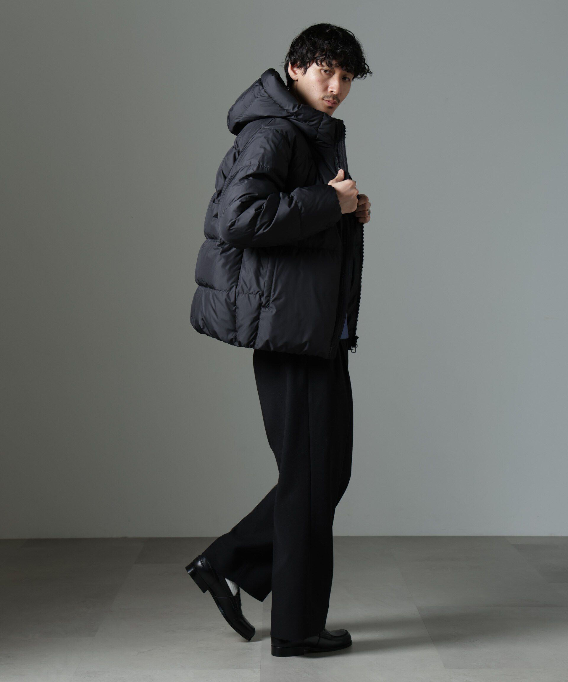 nano･universe「anewdown(R)ECOBlue(R)撥水ショートダウン」|ダウン|