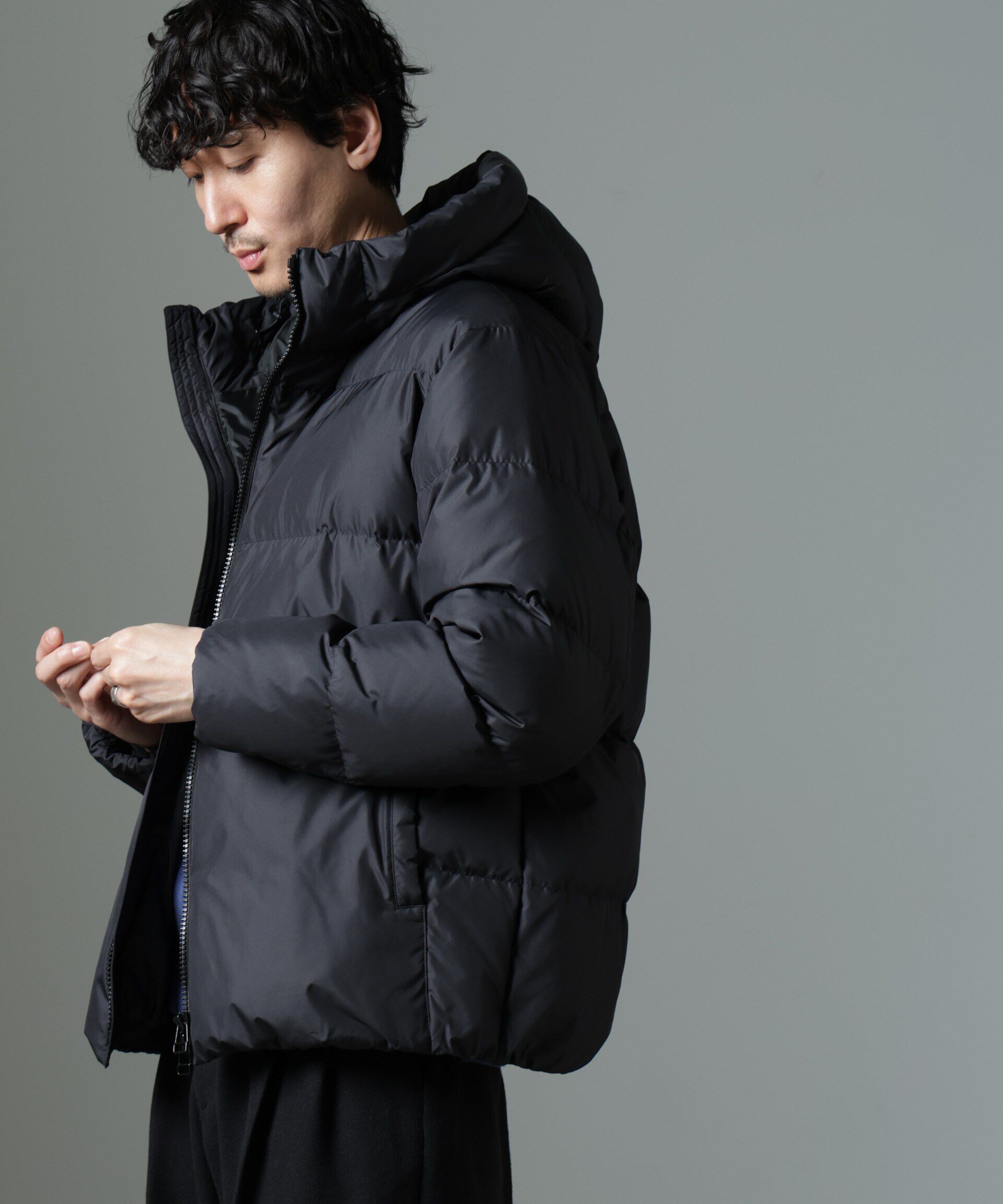 nano･universe「anewdown(R)ECOBlue(R)撥水ショートダウン」|ダウン|