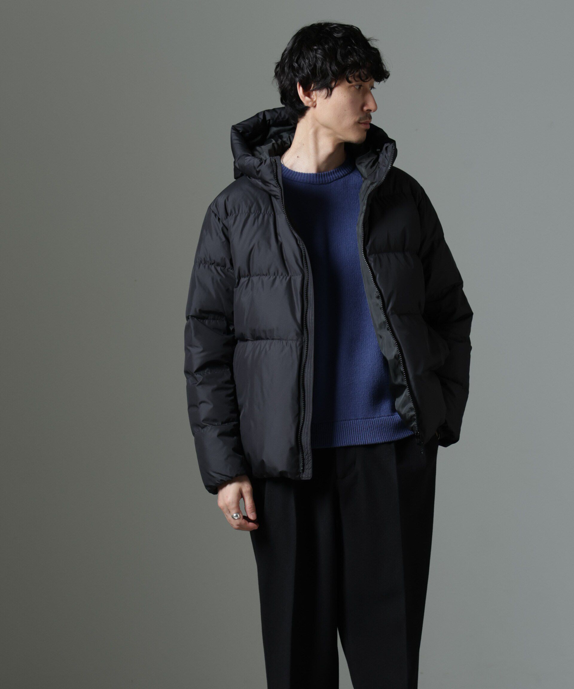 nano･universe「anewdown(R)ECOBlue(R)撥水ショートダウン」|ダウン|