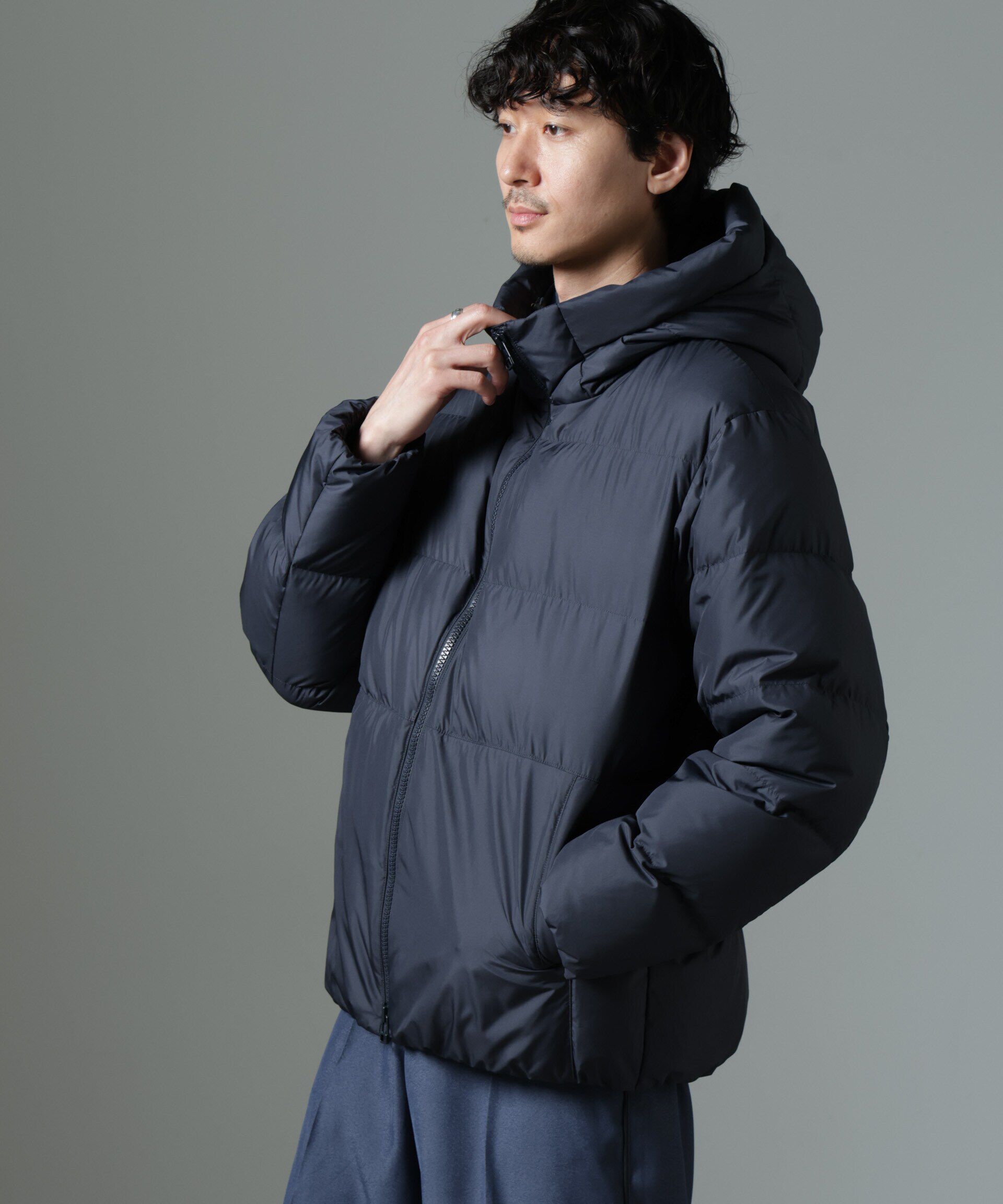 nano･universe「anewdown(R)ECOBlue(R)撥水ショートダウン」|ダウン|