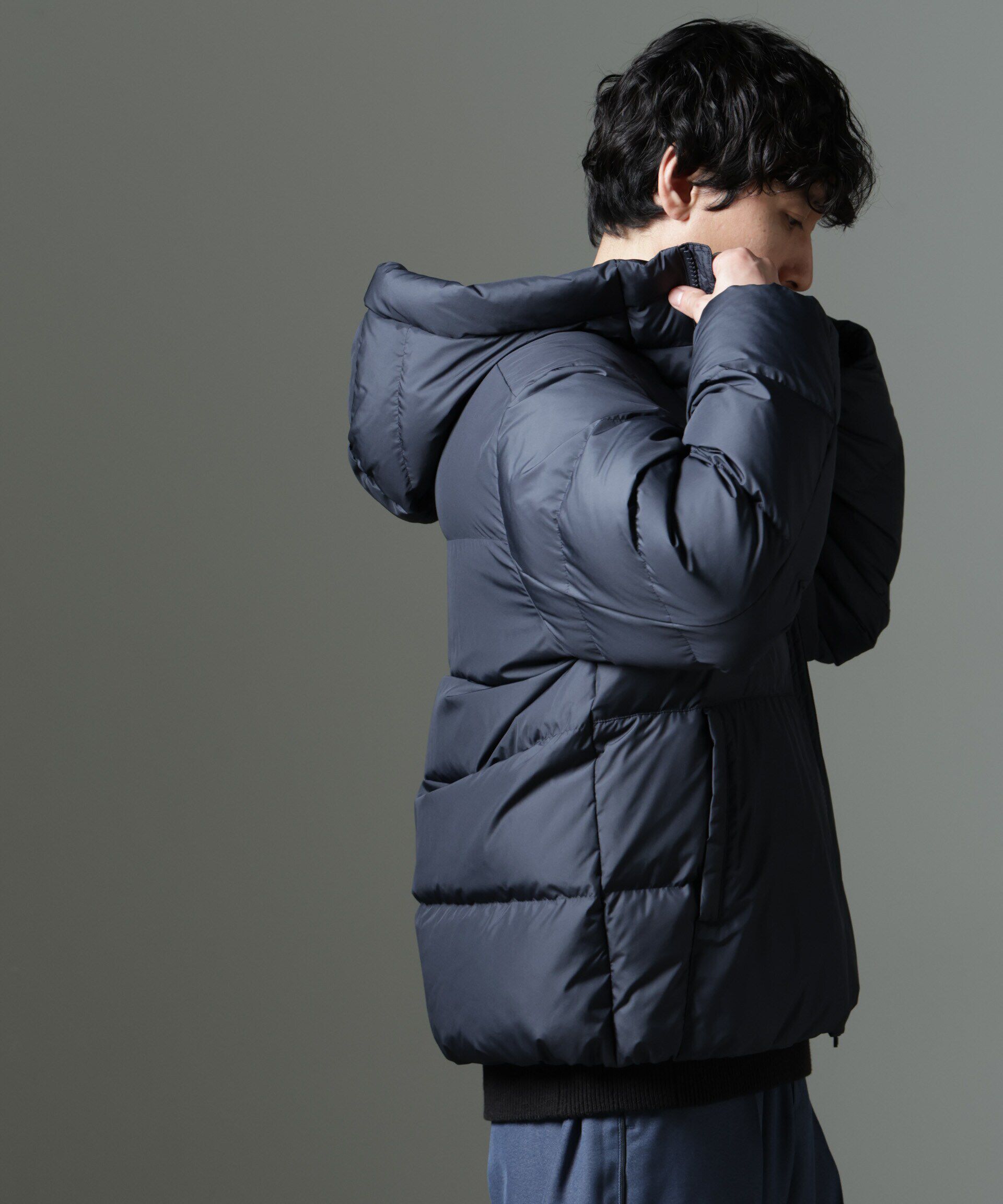 nano･universe「anewdown(R)ECOBlue(R)撥水ショートダウン」|ダウン|