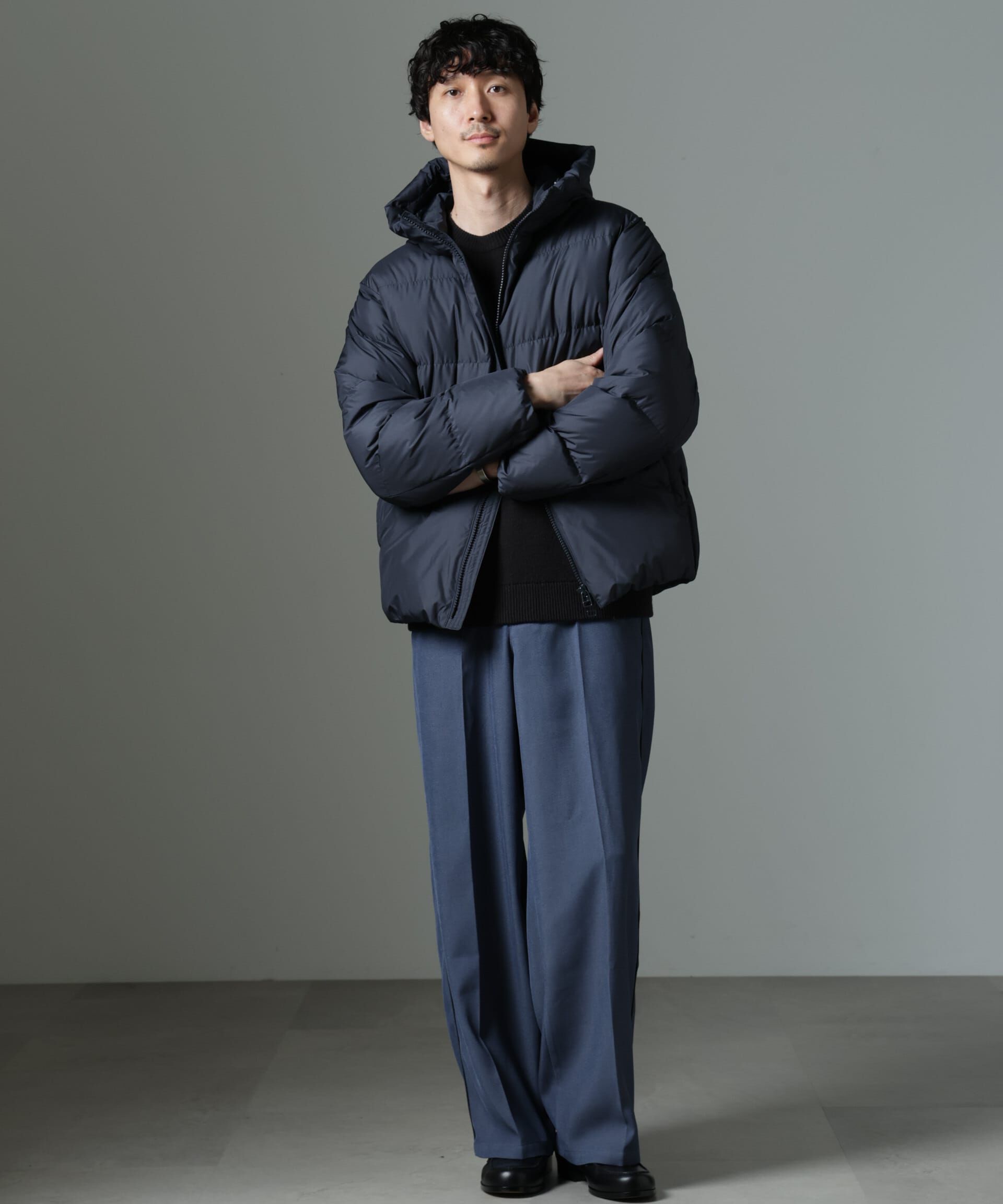 nano･universe「anewdown(R)ECOBlue(R)撥水ショートダウン」|ダウン|