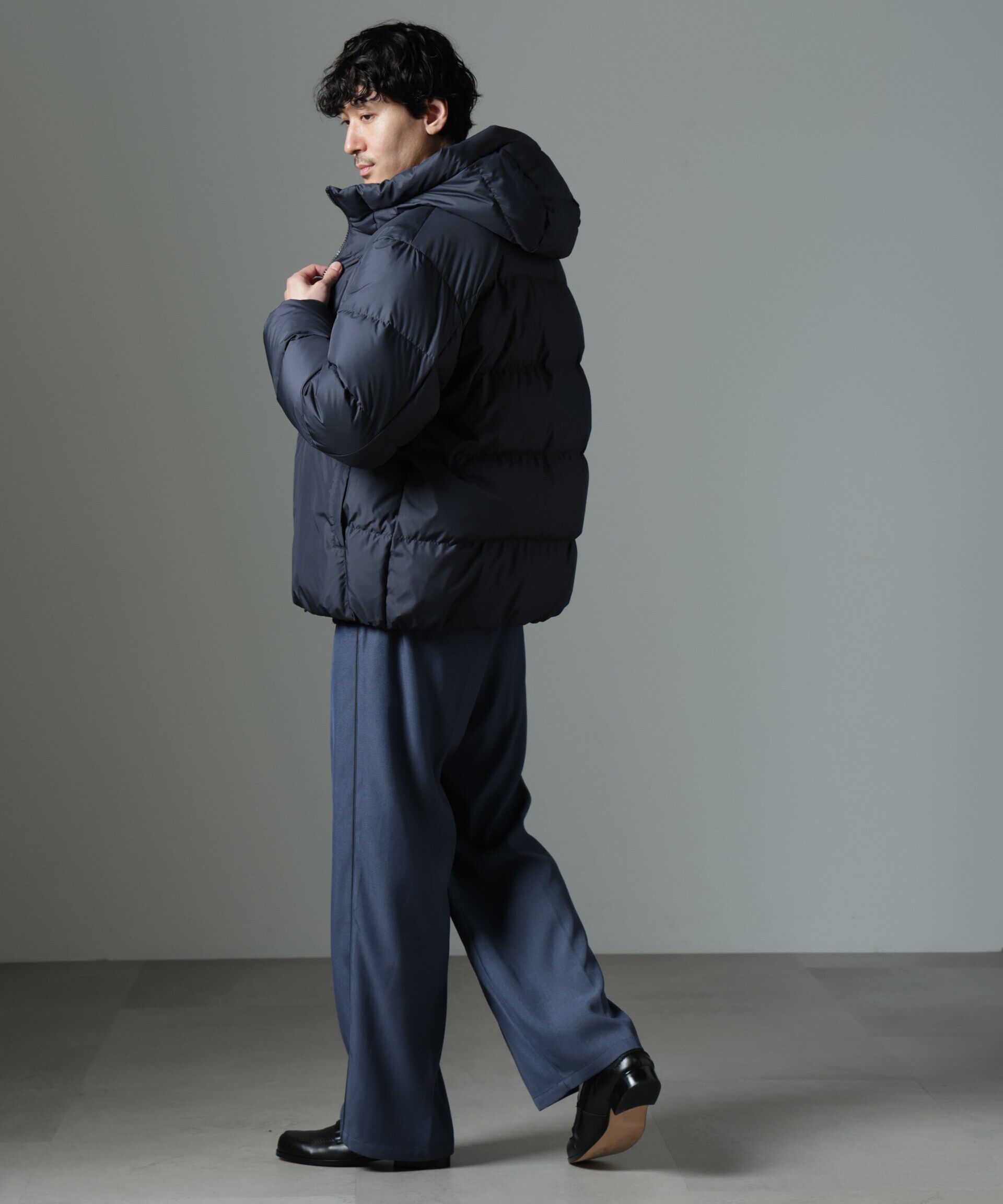 nano･universe「anewdown(R)ECOBlue(R)撥水ショートダウン」|ダウン|