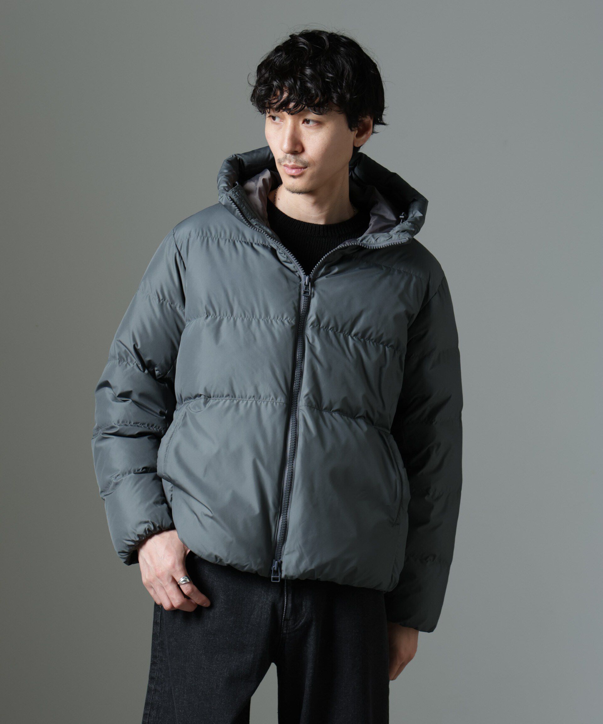 nano･universe「anewdown(R)ECOBlue(R)撥水ショートダウン」|ダウン|