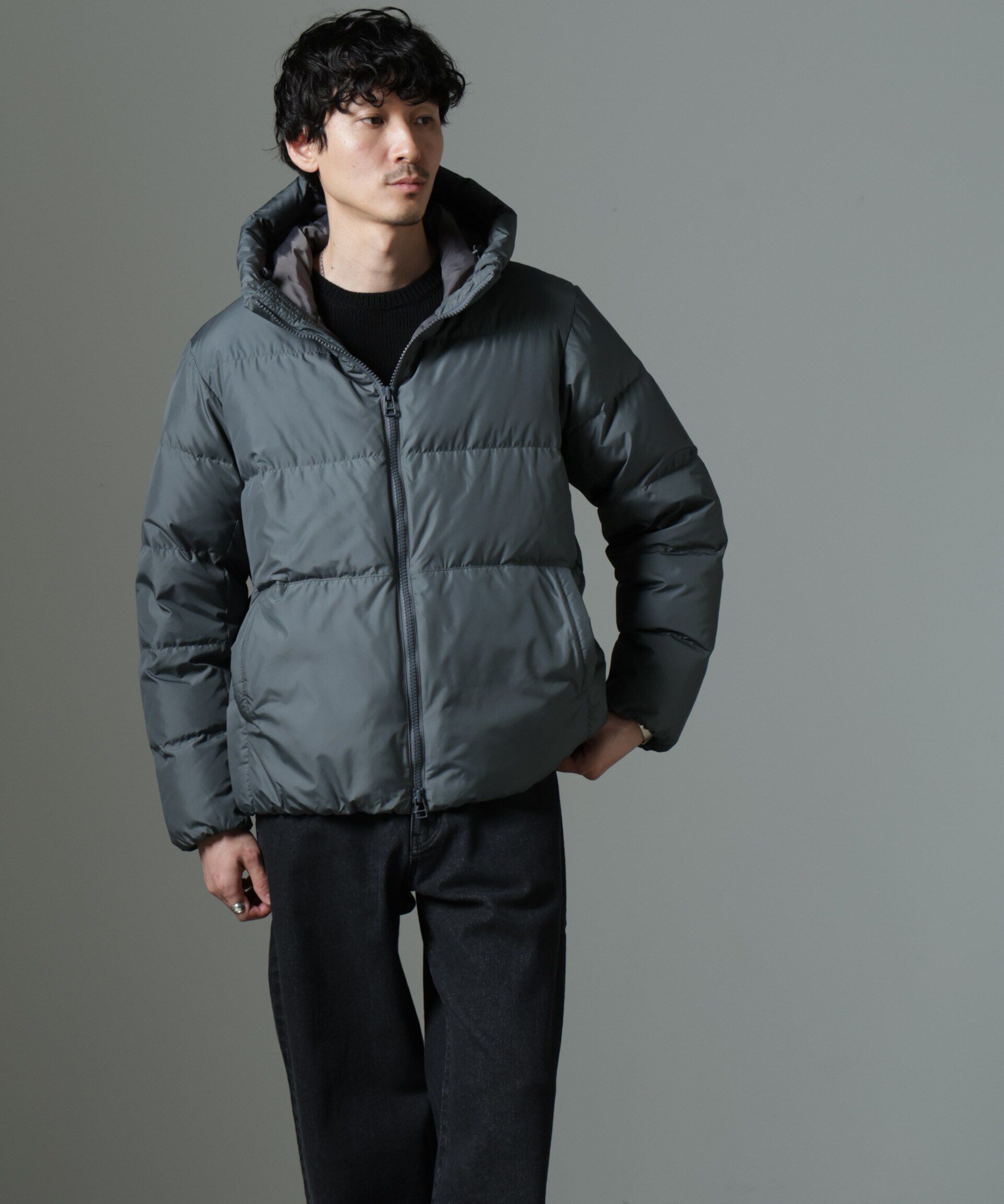 nano･universe「anewdown(R)ECOBlue(R)撥水ショートダウン」|ダウン|