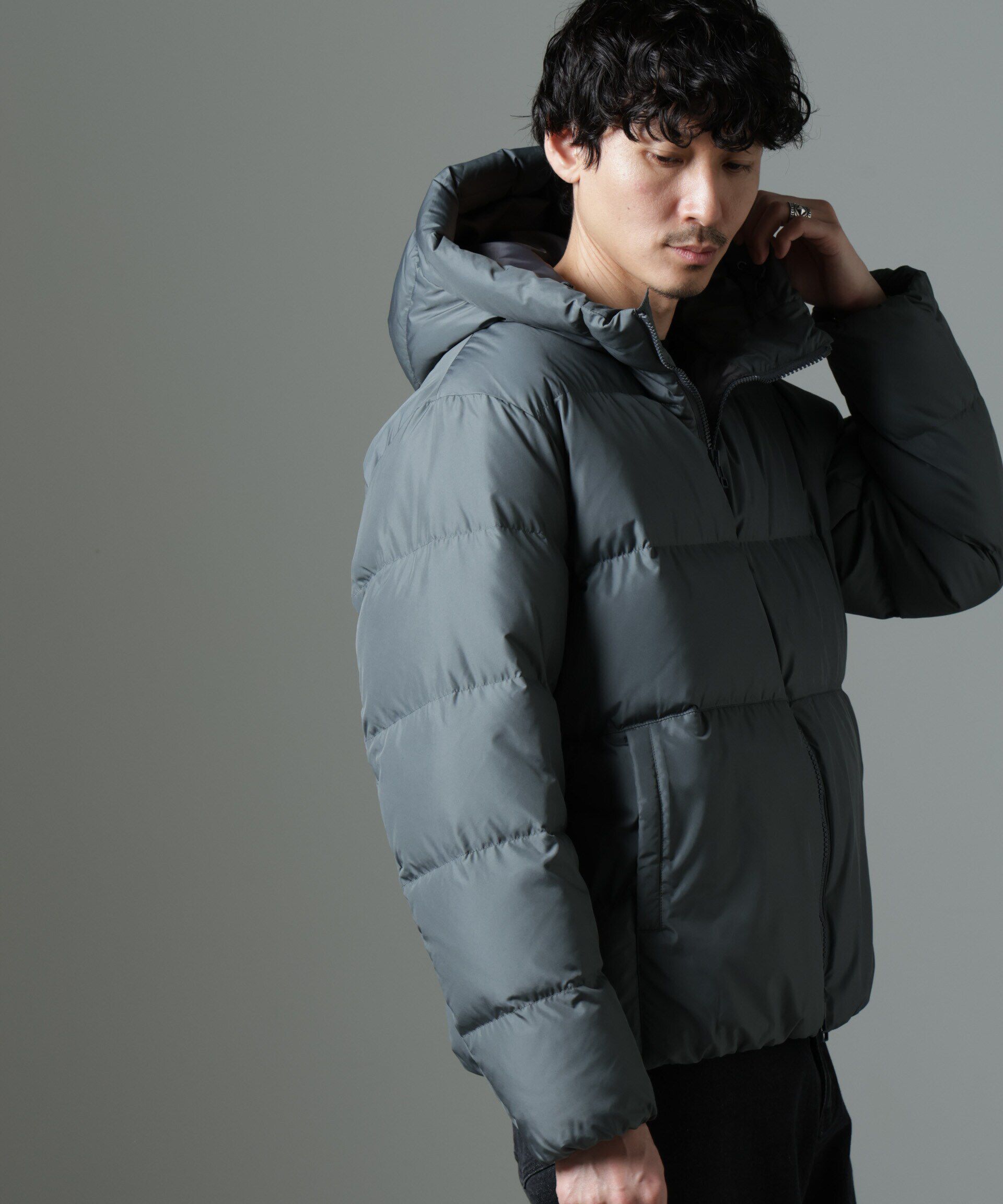 nano･universe「anewdown(R)ECOBlue(R)撥水ショートダウン」|ダウン|