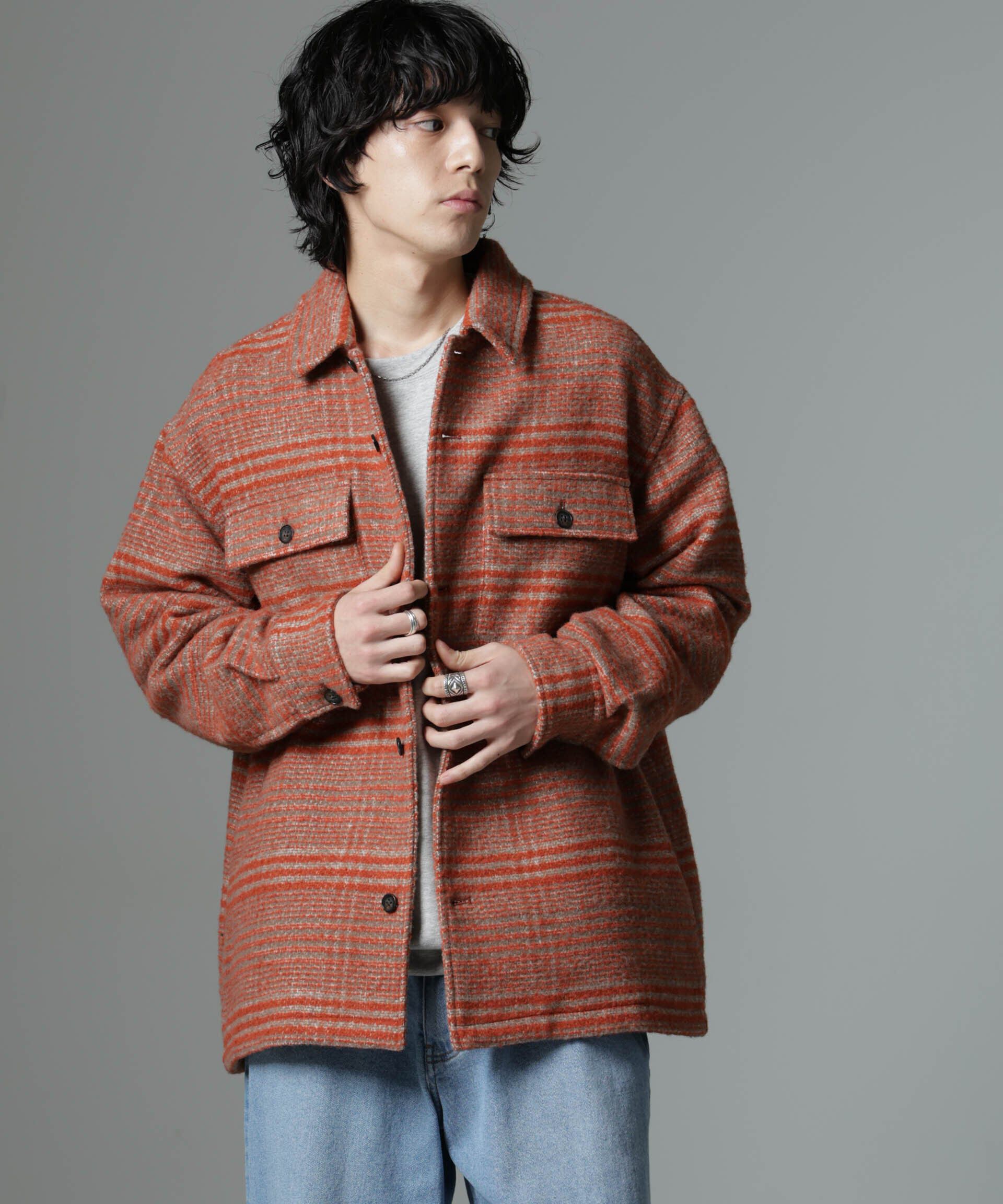 nano･universe「スライバーライクシャギーシャツブルゾン」|ブルゾン・スタジャン|