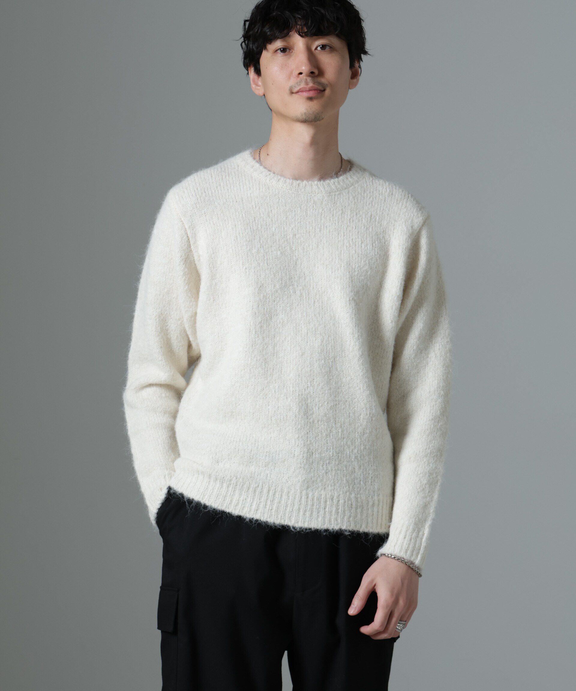 nano･universe「ノイズカモニット」|ニット・セーター|