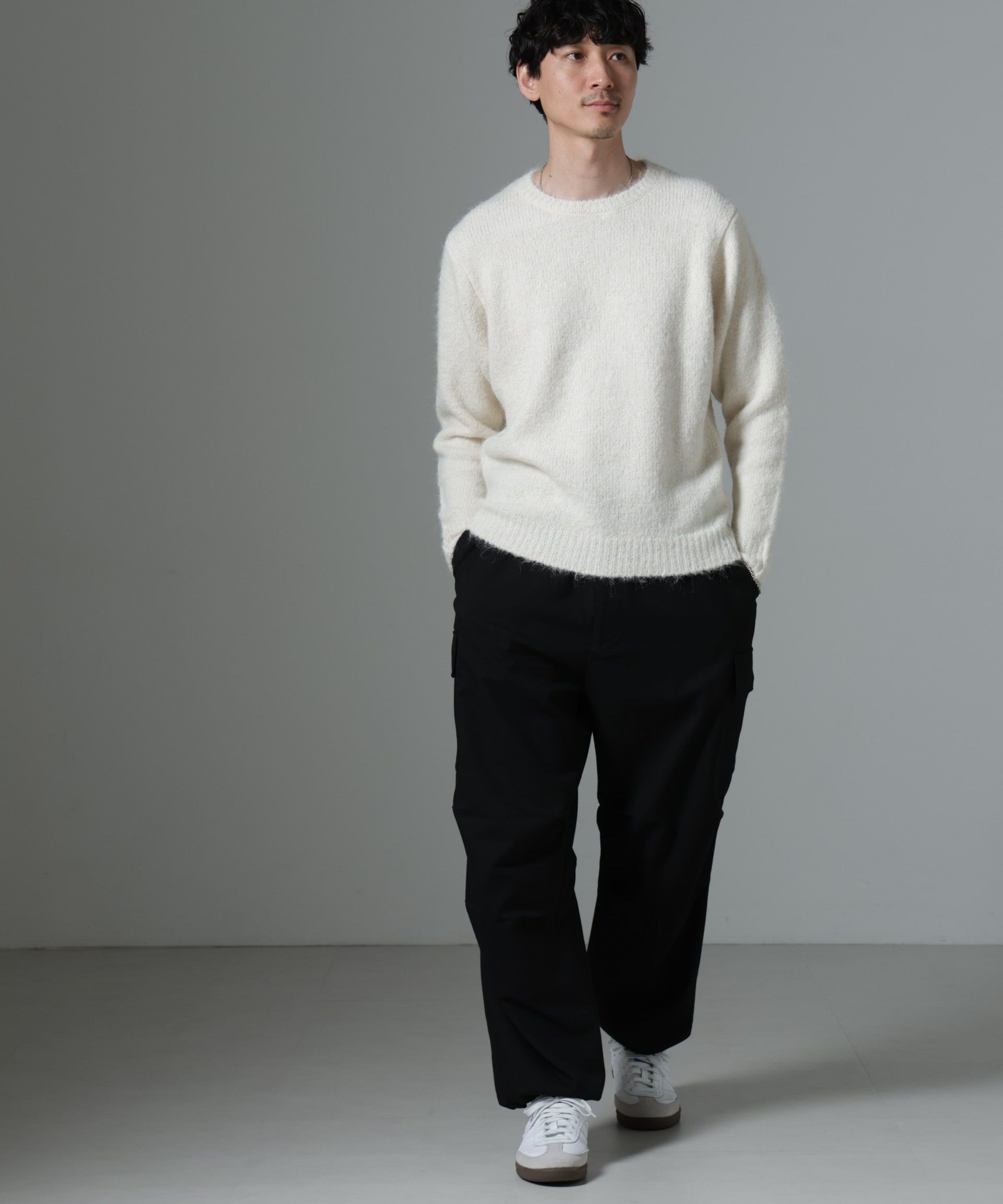 nano･universe「ノイズカモニット」|ニット・セーター|