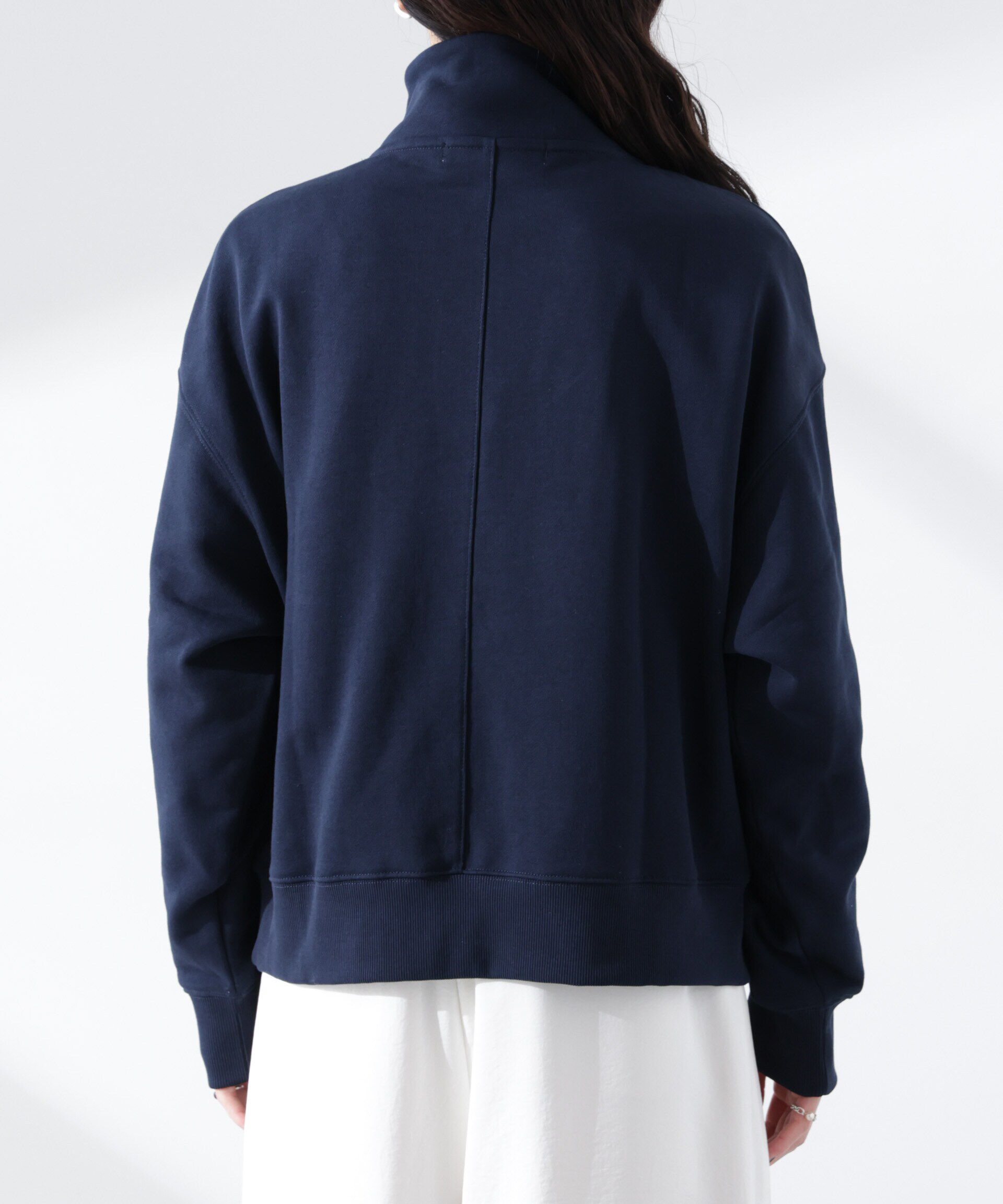 nano･universe「ハーフジップスウェットトップス」|Tシャツ・カットソー|