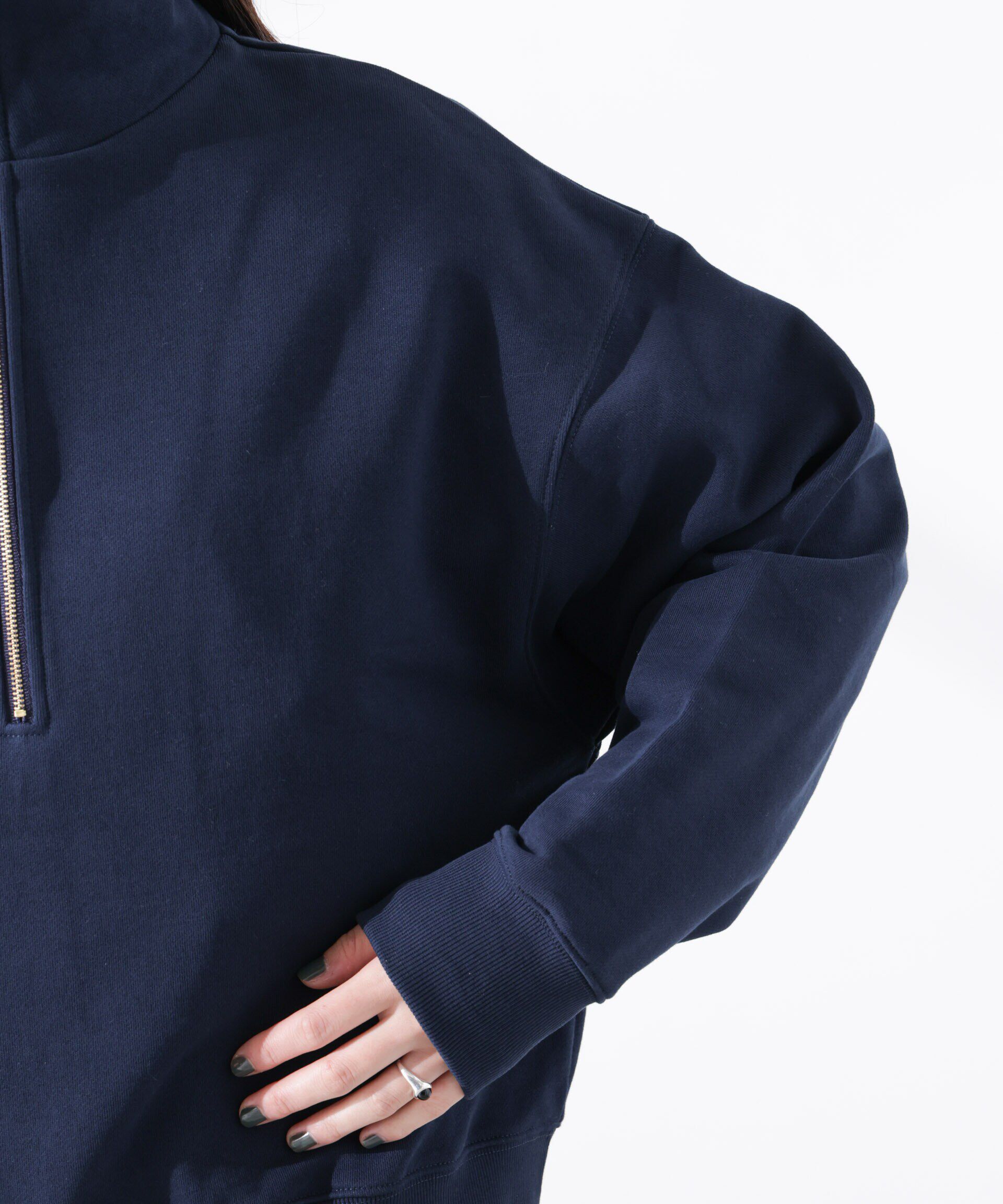 nano･universe「ハーフジップスウェットトップス」|Tシャツ・カットソー|