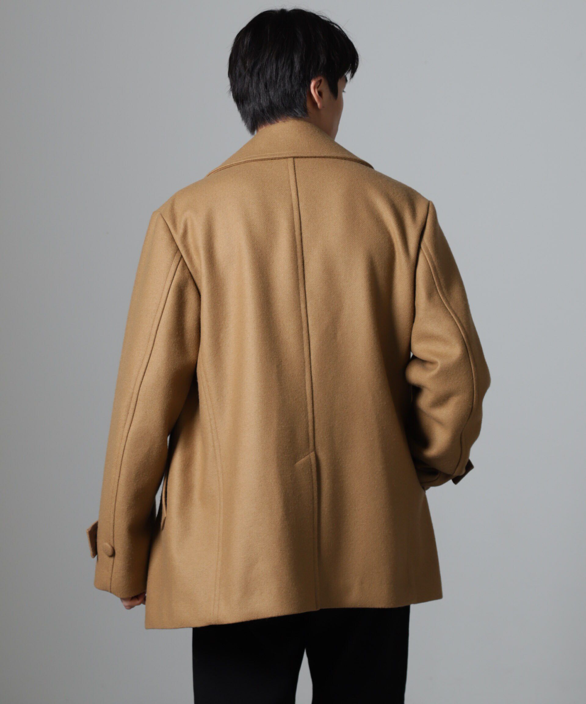 nano･universe「ハードプレスメルトンボルドフィットメルトンピーコート」|その他|