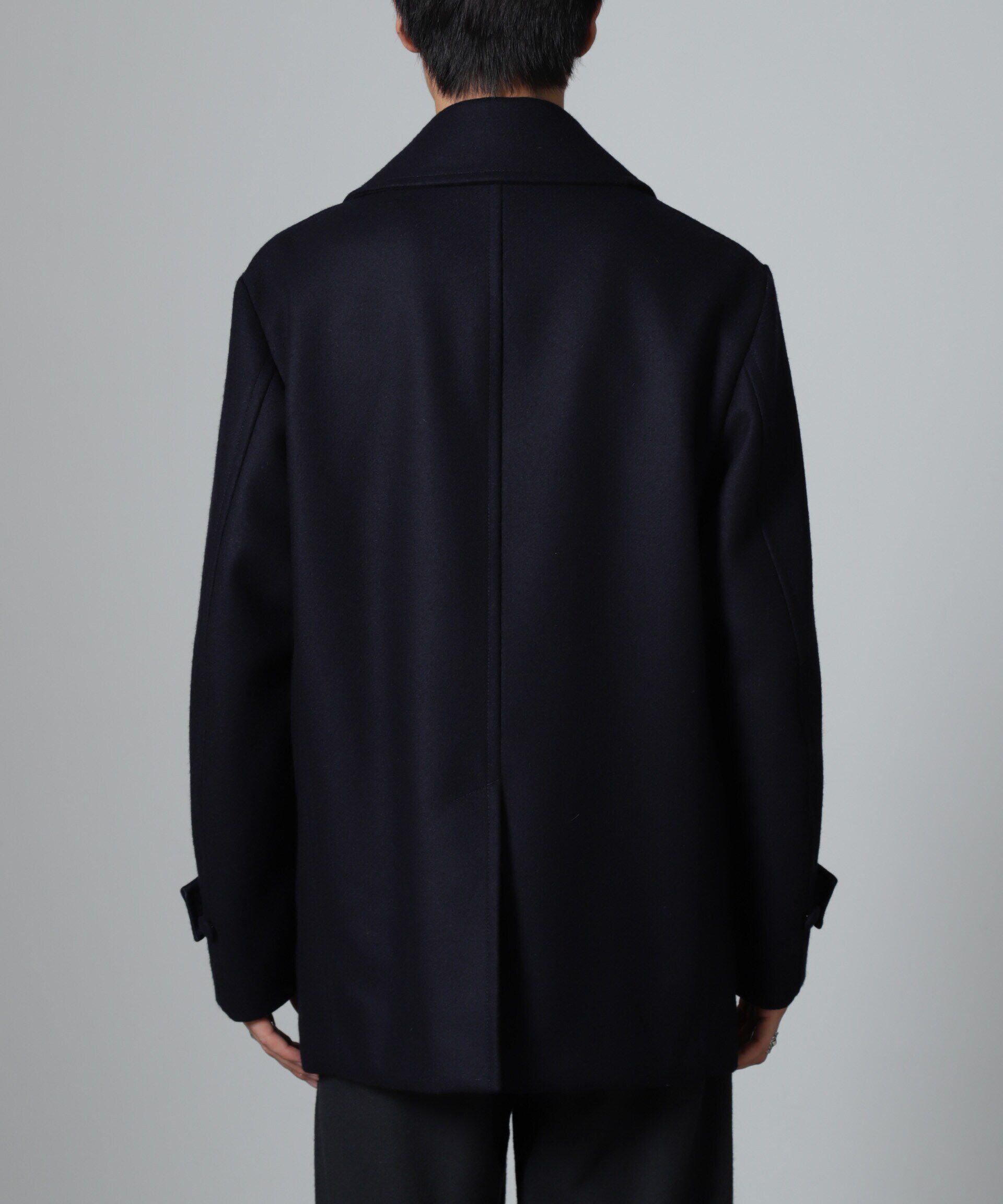 nano･universe「ハードプレスメルトンボルドフィットメルトンピーコート」|その他|