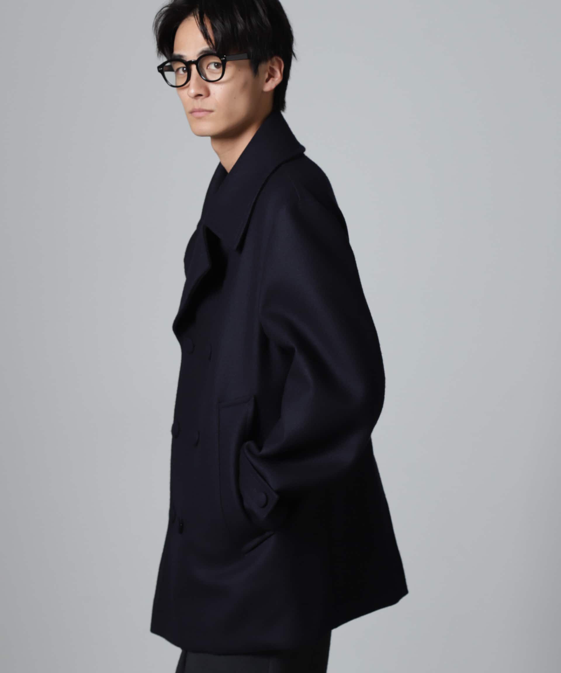 nano･universe「ハードプレスメルトンボルドフィットメルトンピーコート」|その他|