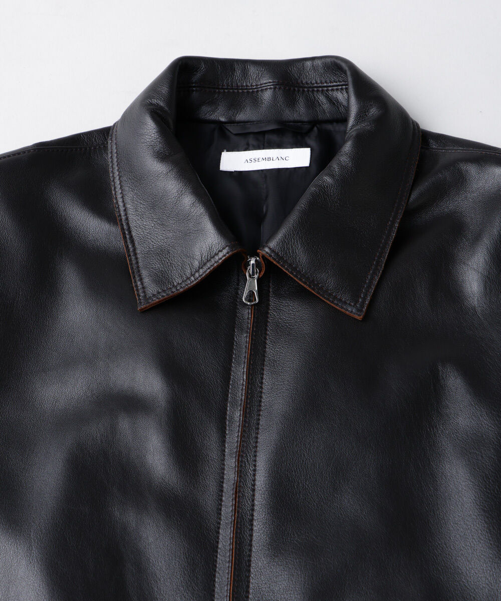 nano･universe「｢ASSEMBLANC｣シープトローヴライダースブルゾン」|ブルゾン・スタジャン|