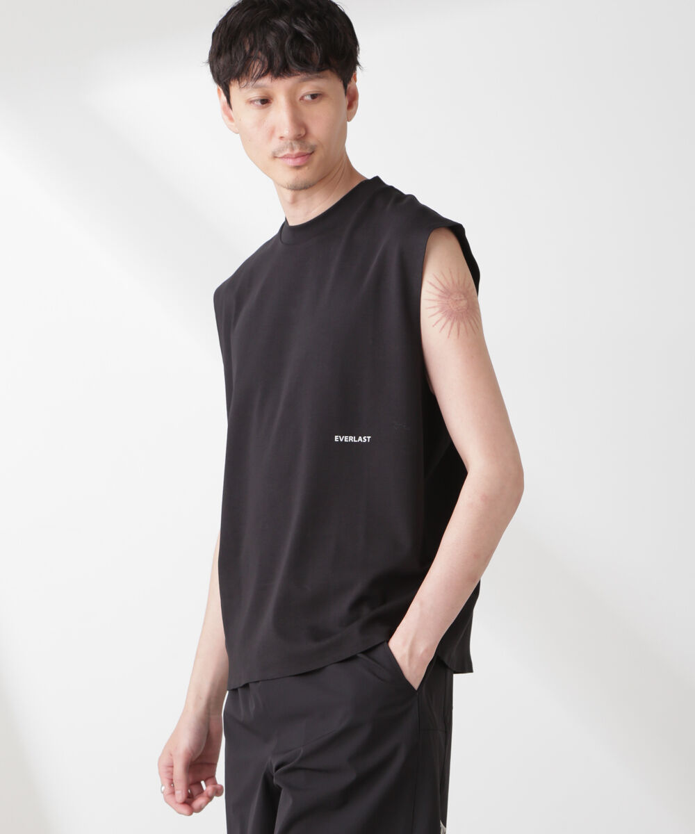 nano･universe「｢EVERLAST｣ アンチスメルプリントノースリーブ」|Tシャツ・カットソー|