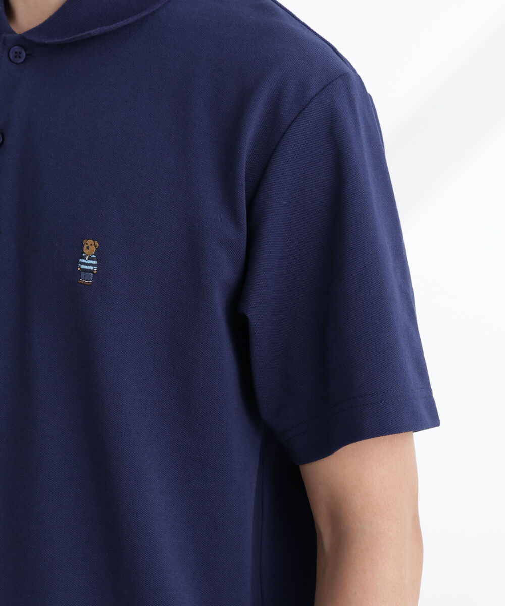 nano･universe「ナノベア鹿の子ポロシャツ 半袖」|Tシャツ・カットソー|