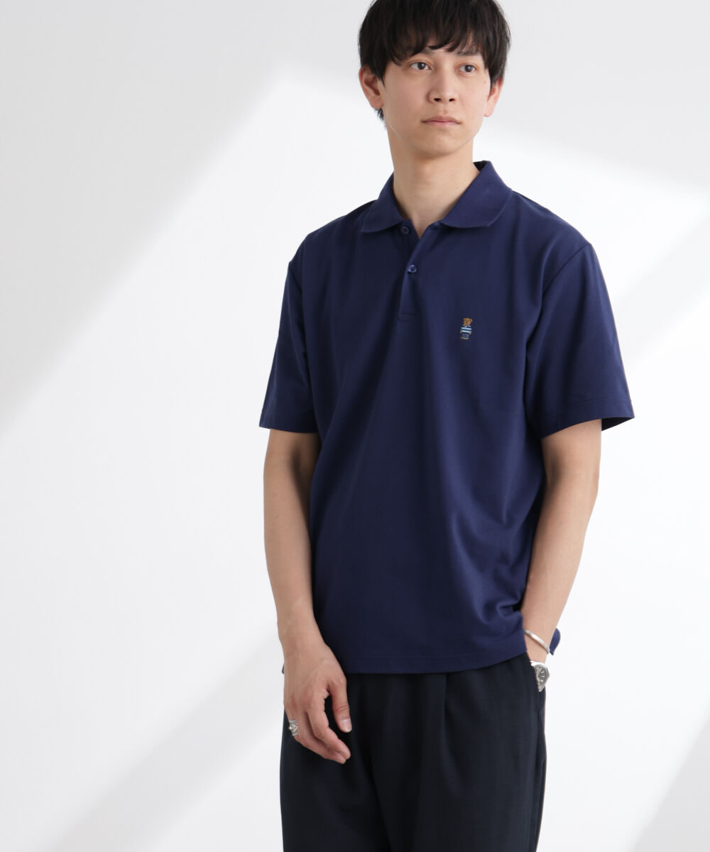 nano･universe「ナノベア鹿の子ポロシャツ 半袖」|Tシャツ・カットソー|