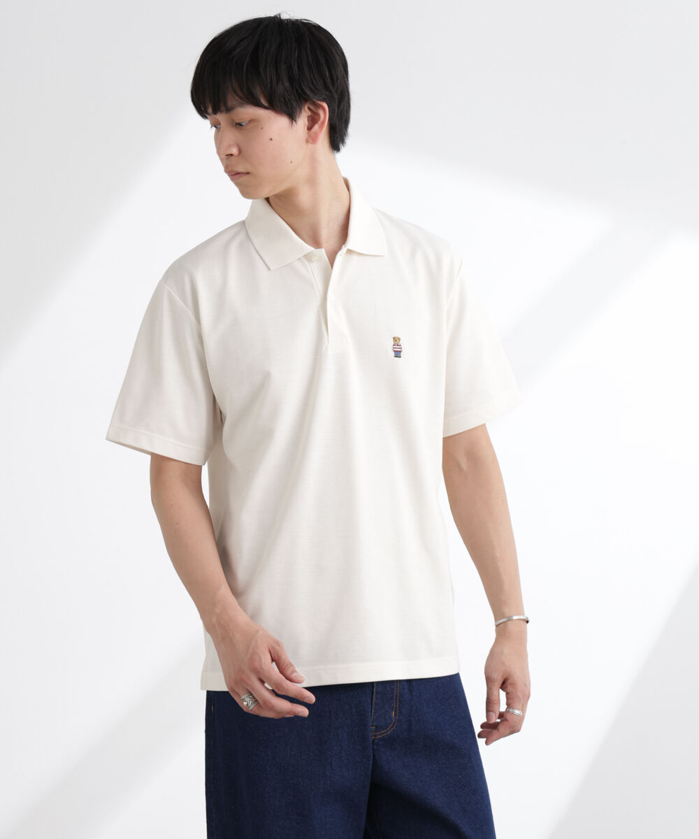 nano･universe「ナノベア鹿の子ポロシャツ 半袖」|Tシャツ・カットソー|