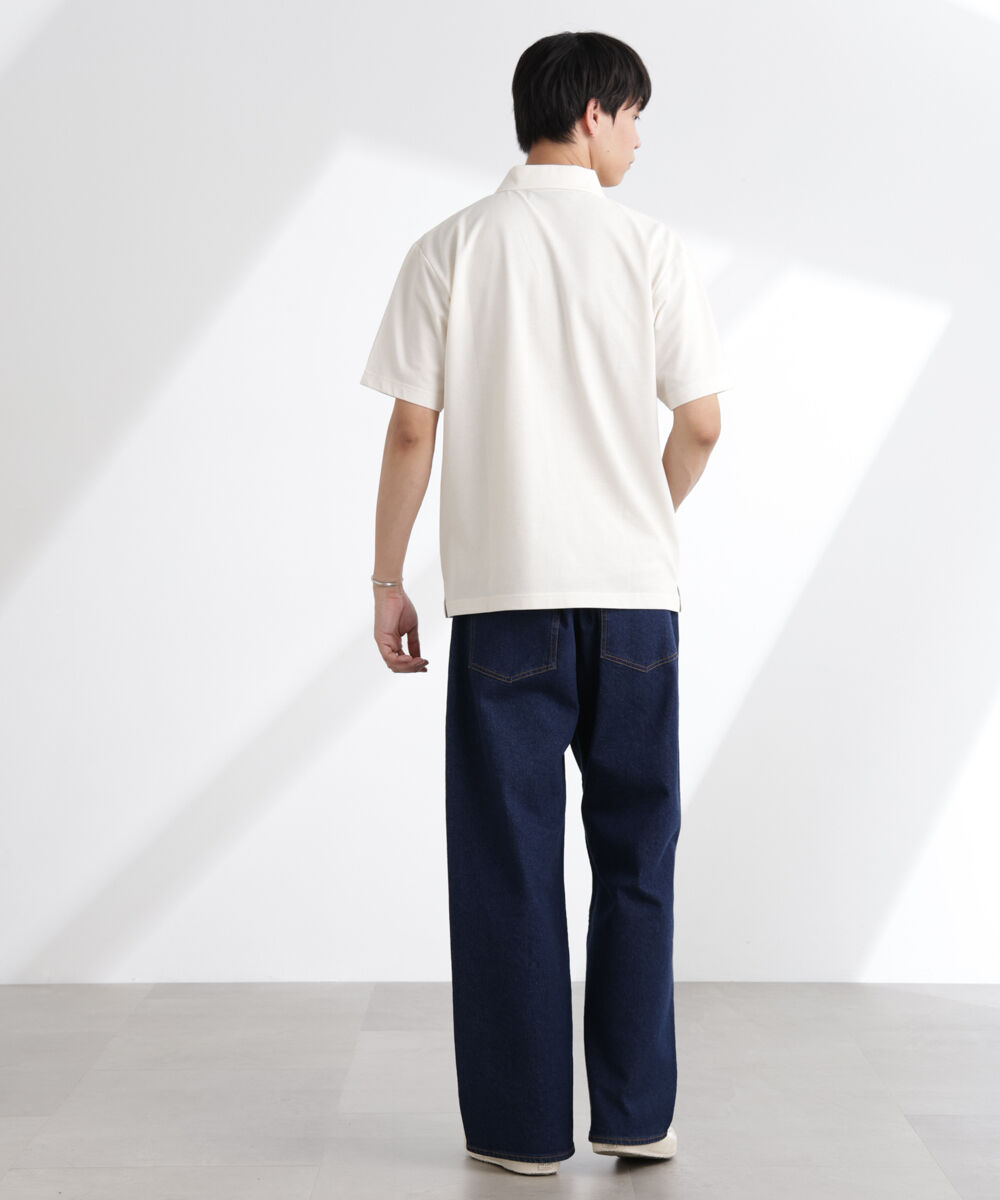 nano･universe「ナノベア鹿の子ポロシャツ 半袖」|Tシャツ・カットソー|