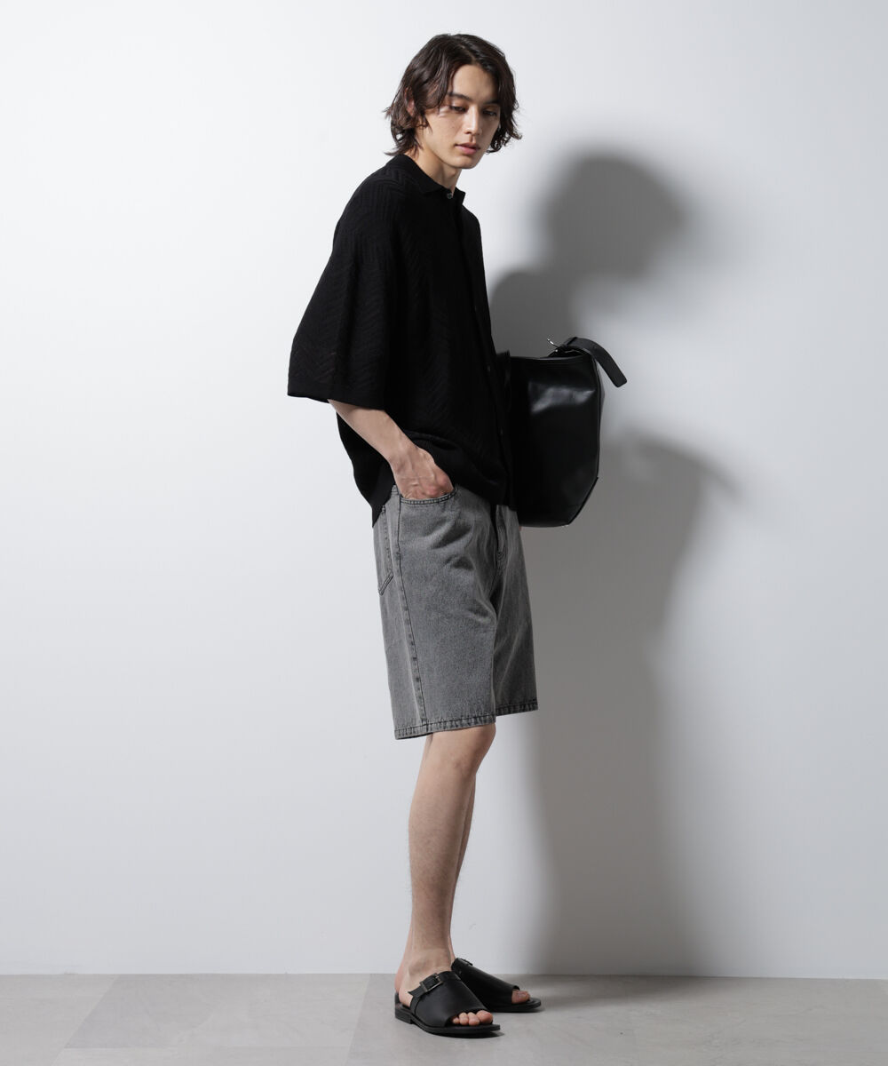 nano･universe「ケミカルウォッシュ バギーズショーツ」|チノ|