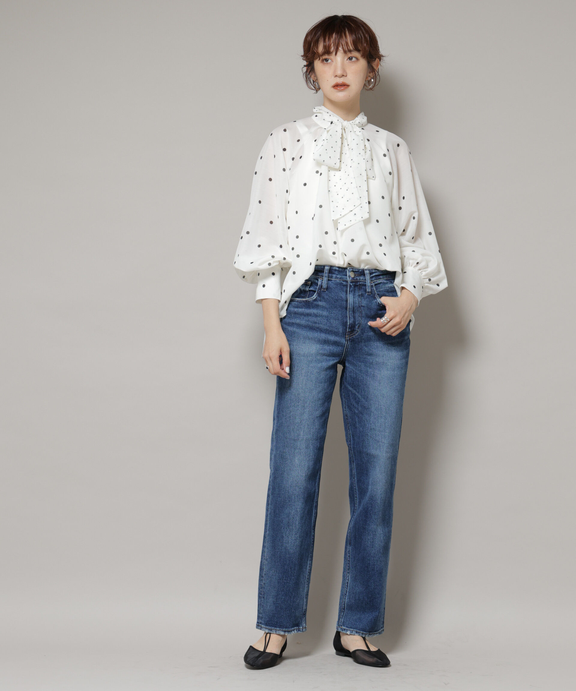 nano･universe「Healthy DENIM/Tallow ストレートデニム」|チノ|