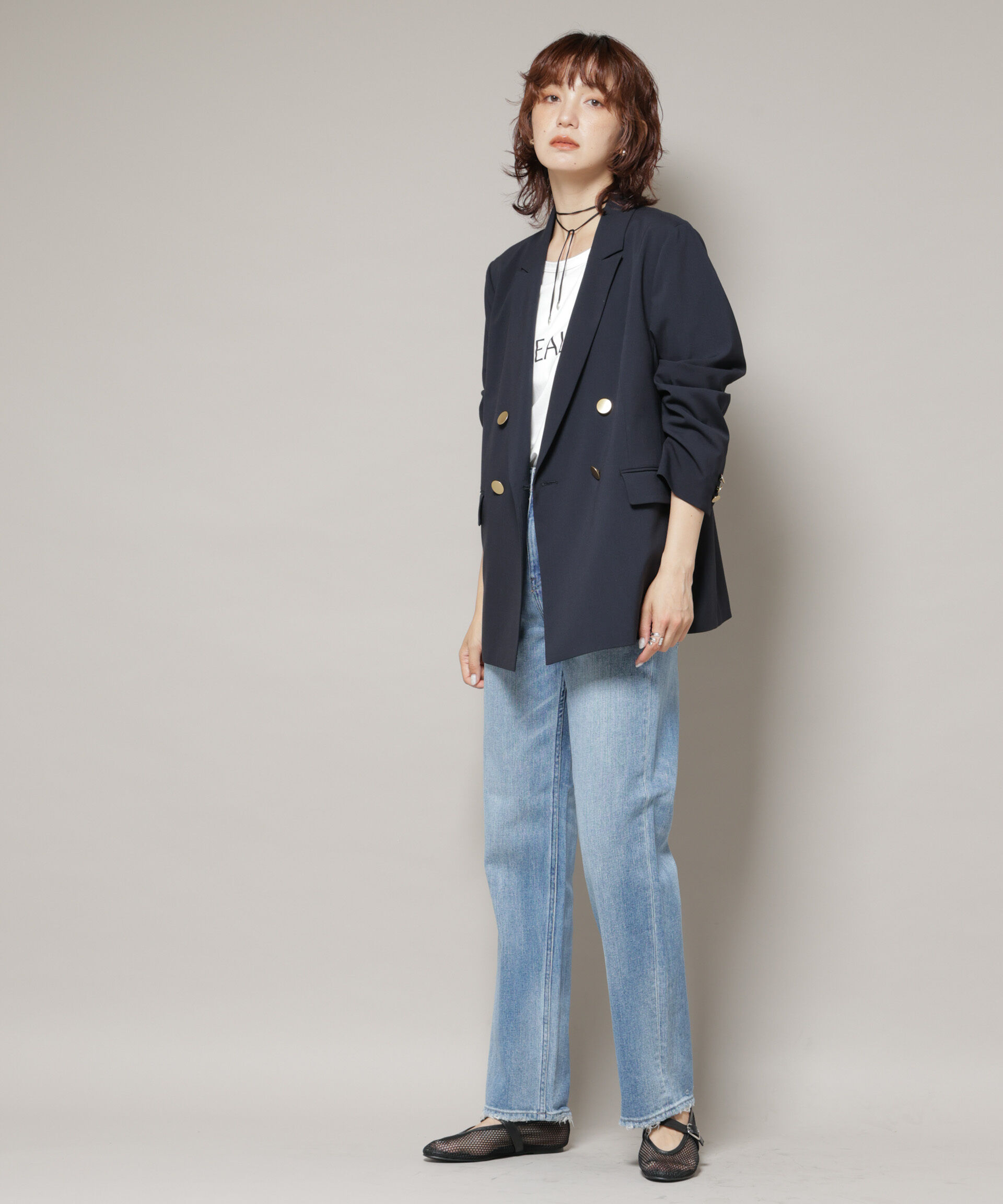 nano･universe「Healthy DENIM/Tallow ストレートデニム」|チノ|