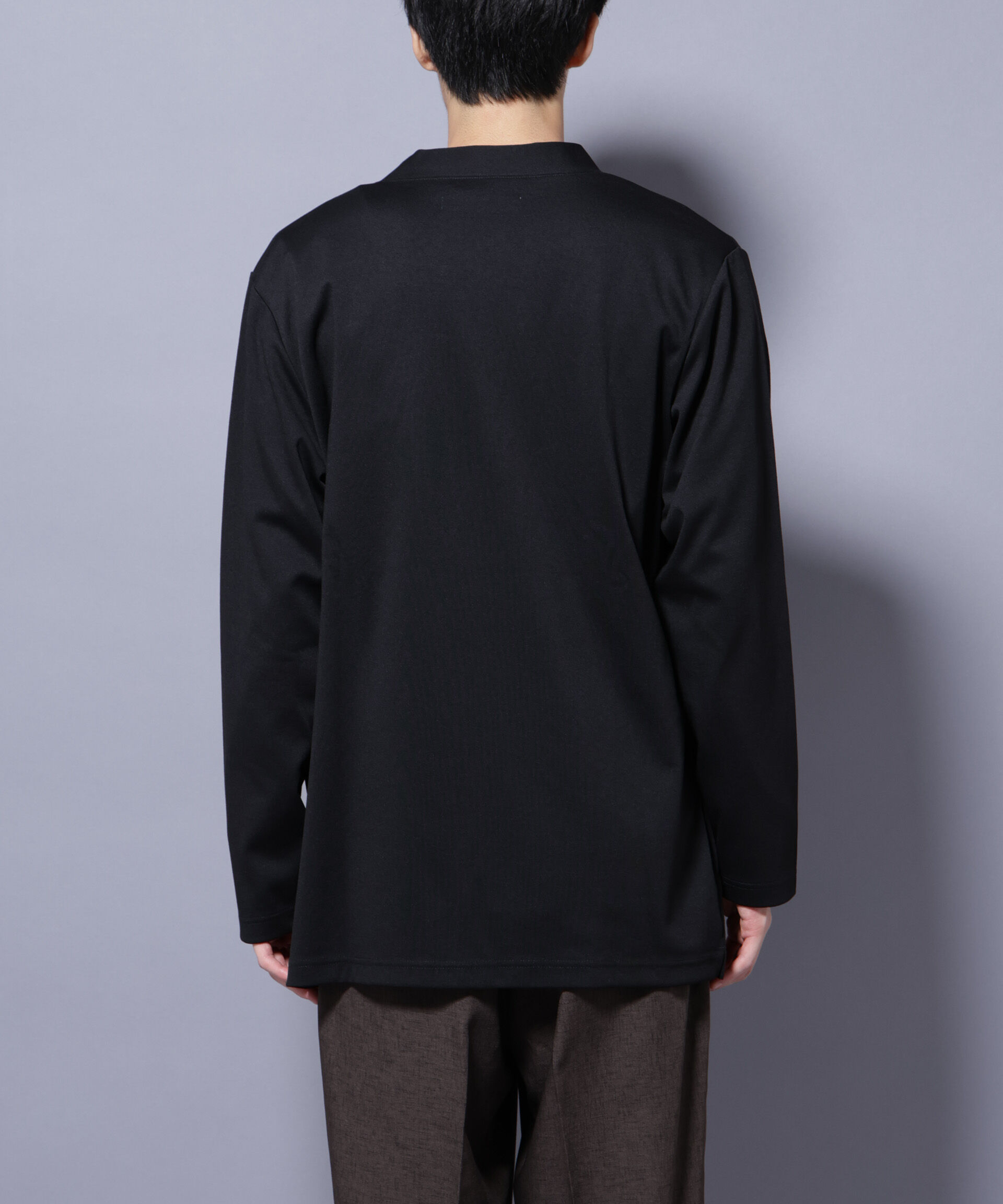 nano･universe「ダブルジャージー着流しカーディガン」|Tシャツ・カットソー|