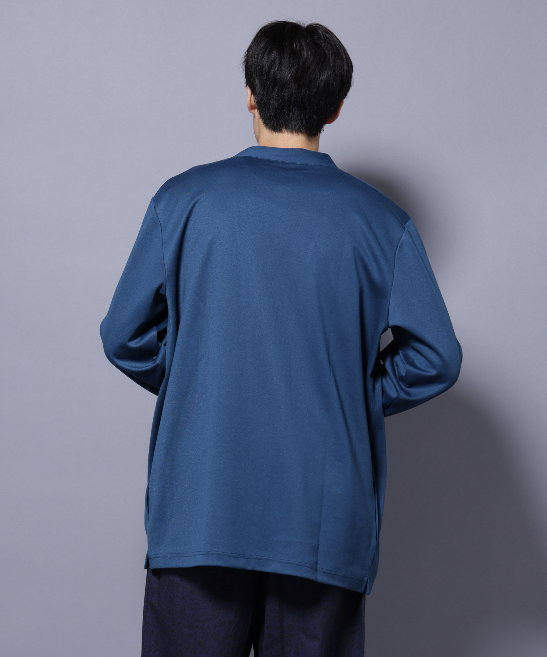 nano･universe「ダブルジャージー着流しカーディガン」|Tシャツ・カットソー|