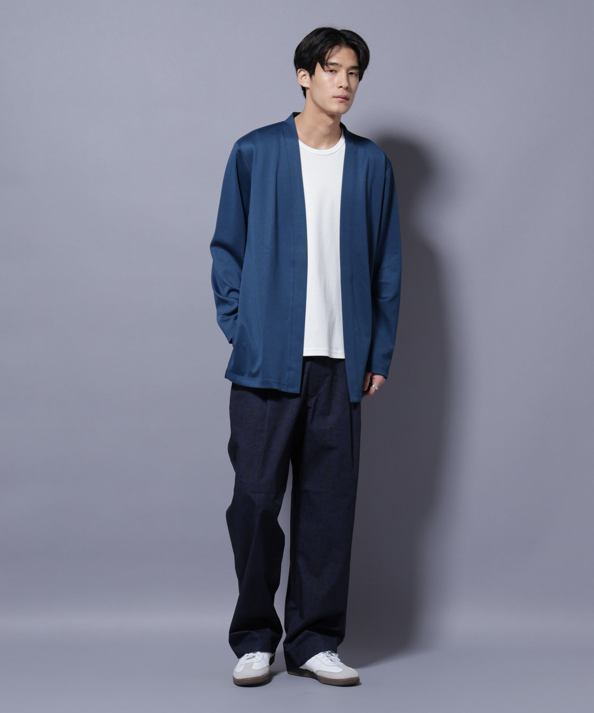 nano･universe「ダブルジャージー着流しカーディガン」|Tシャツ・カットソー|