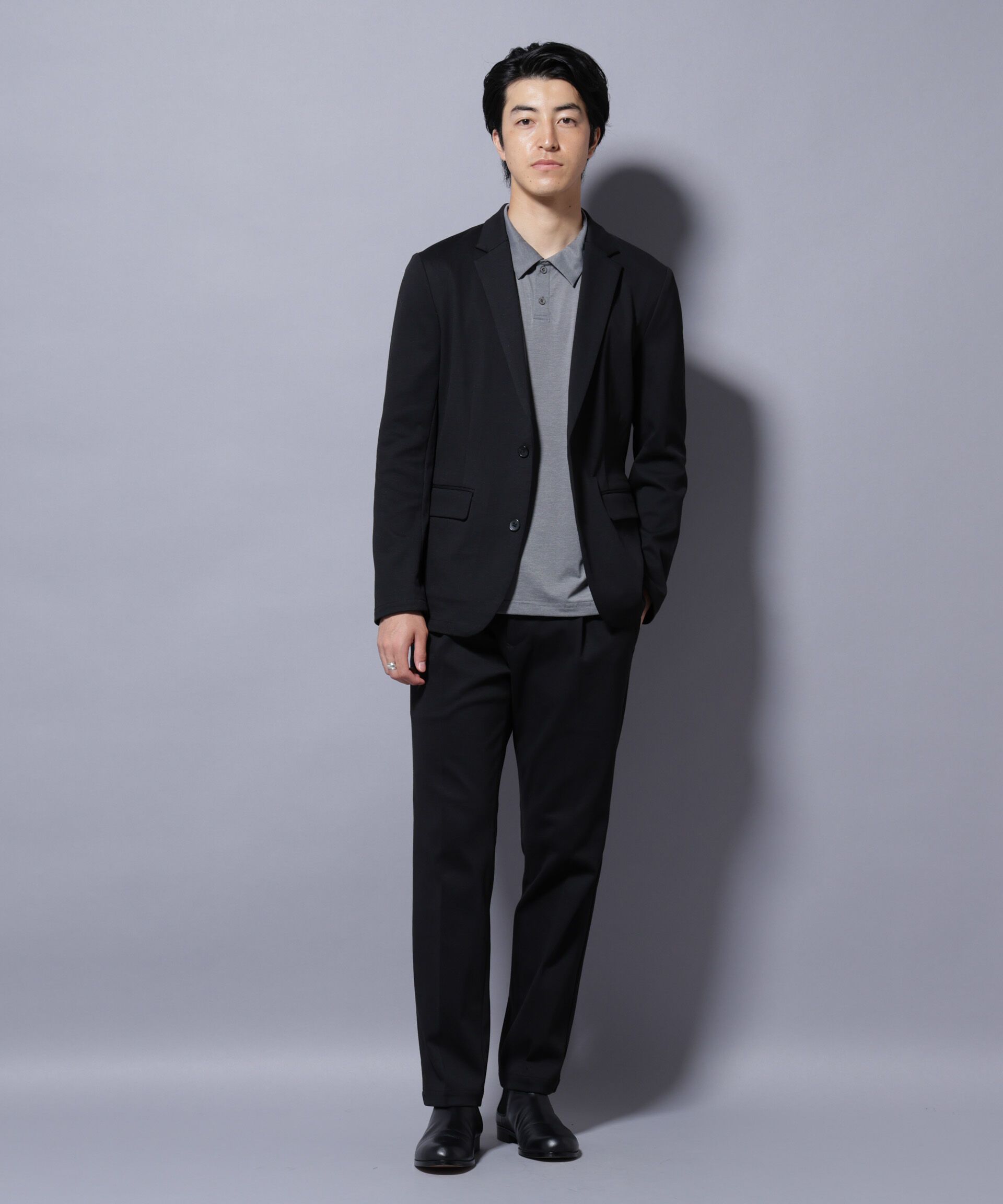 nano･universe「ストレッチカノコジャケット(セットアップ可)」|テーラードジャケット|