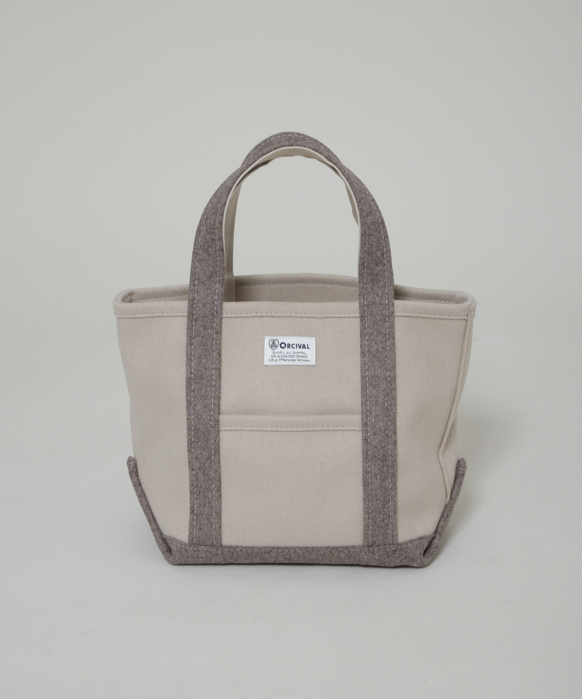 nano･universe「ORCIVAL/HEAVY MELTON TOTE BAG SMALL」|ショルダー・メッセンジャー|パターン1