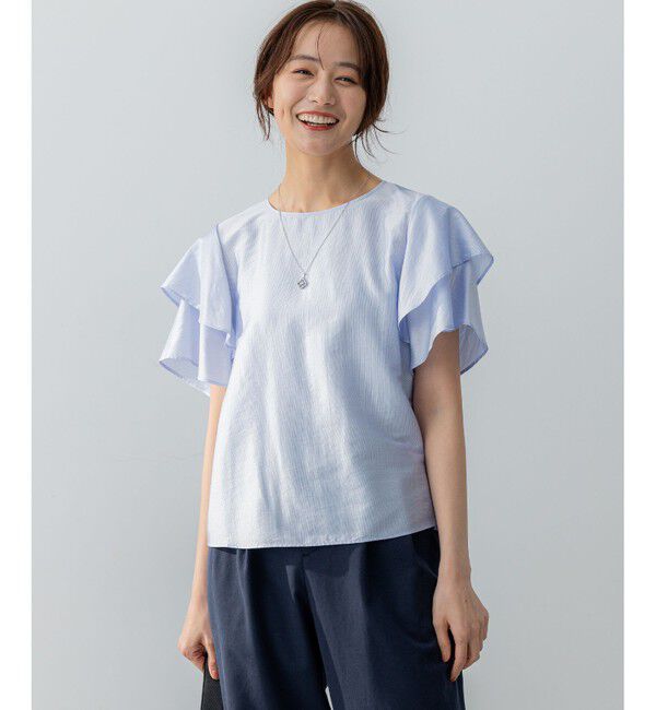 組曲「カールマイヤーフリル ブラウス」|シャツ・ブラウス|ｻｯｸｽﾌﾞ